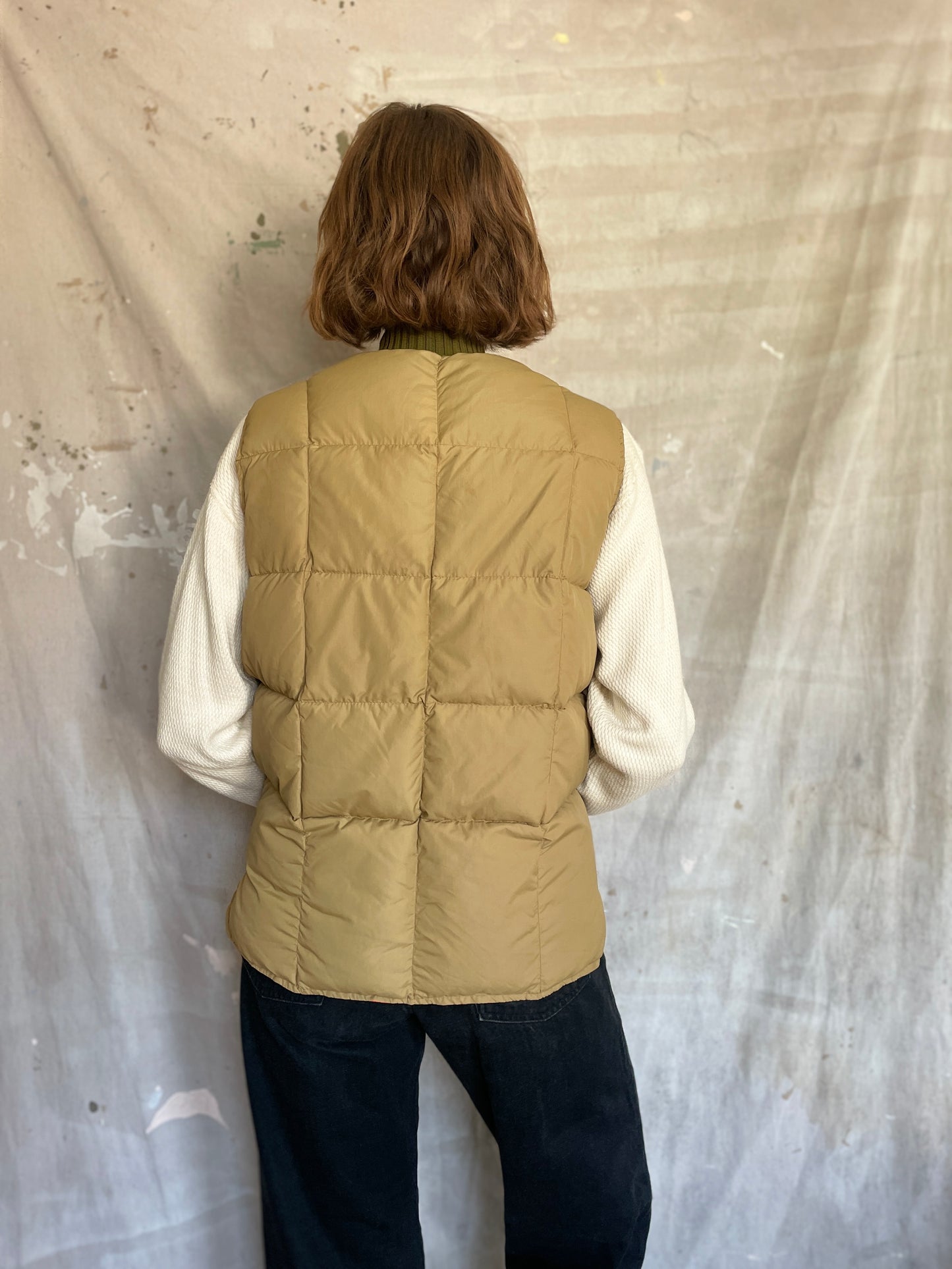 70s Reversible Hunting Puffer Vest