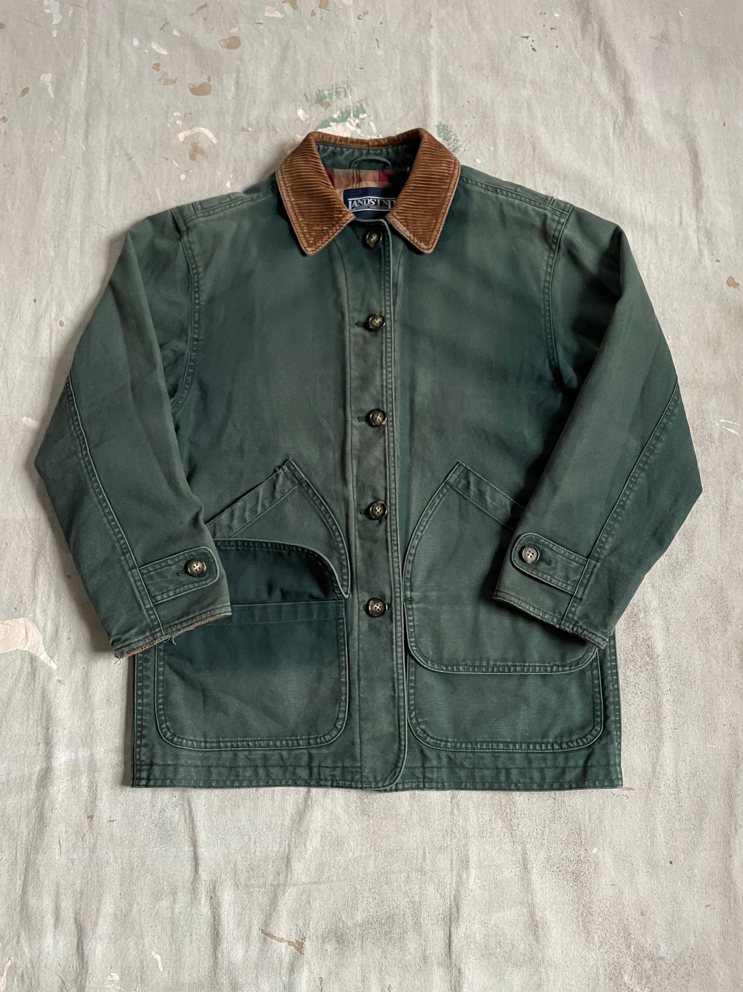 80s Flannel Lined Chore Coat