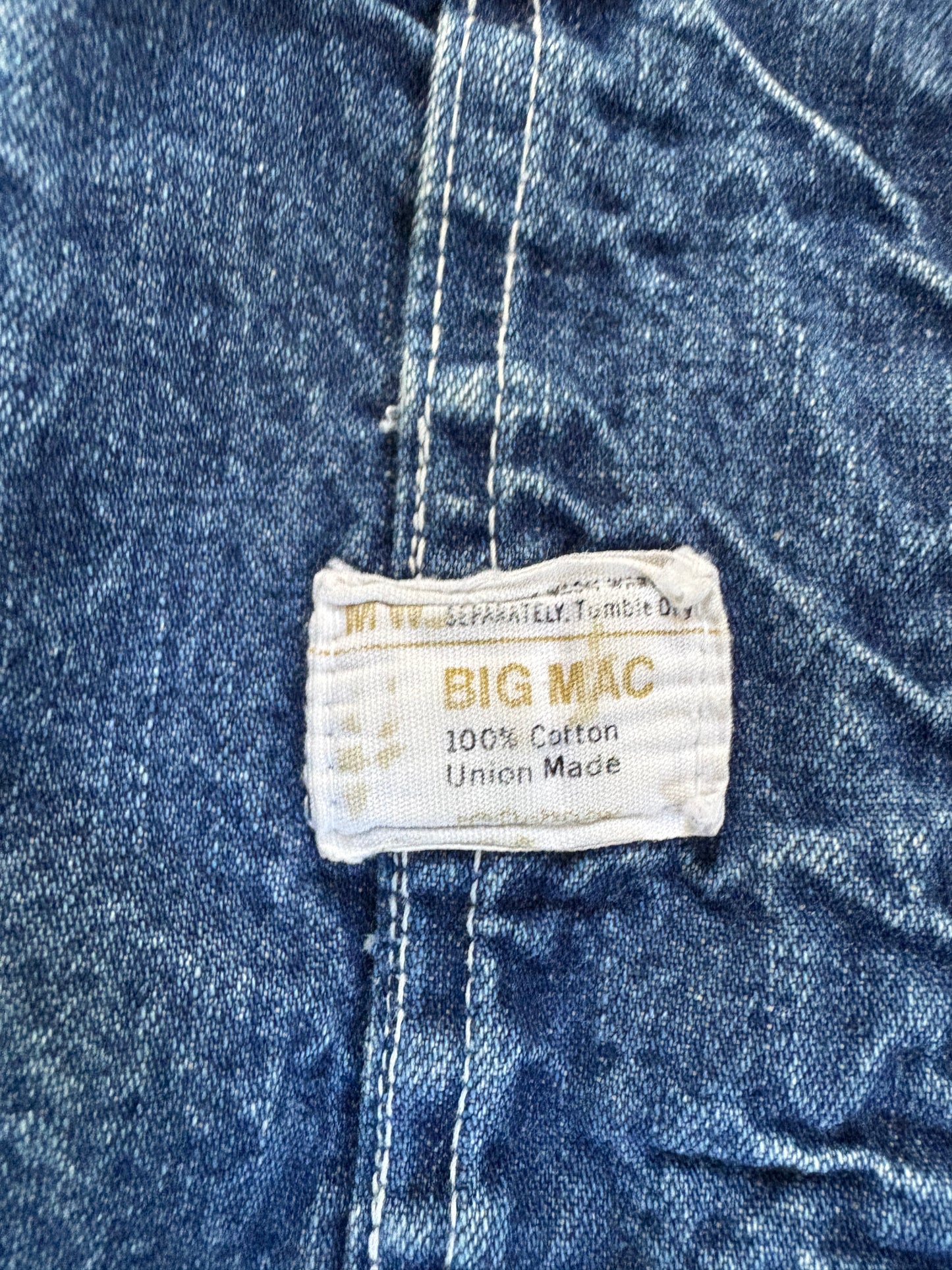 Vintage 80s Big Mac Denim Overalls