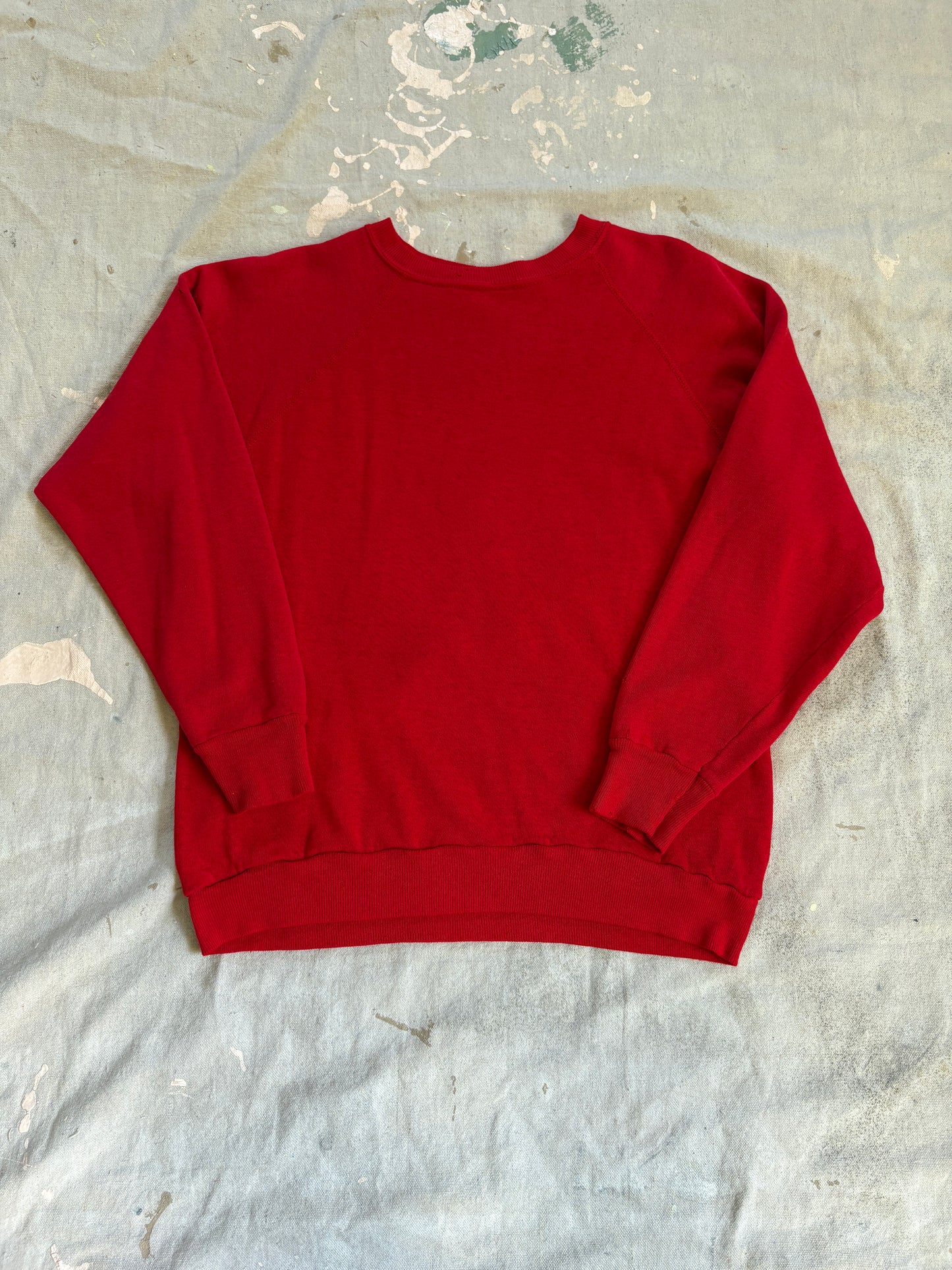 70s/80s Blank Red Sweatshirt