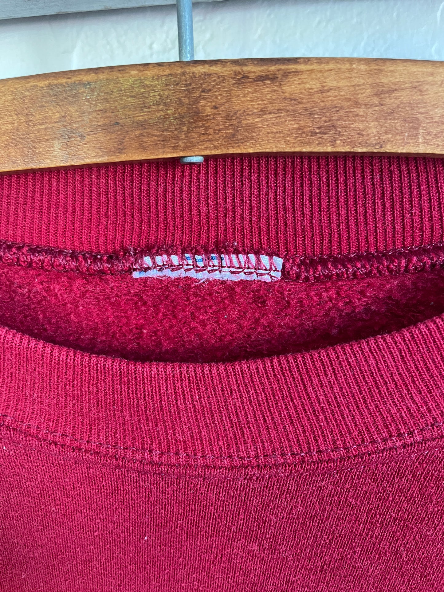 90s Blank Maroon Sweatshirt