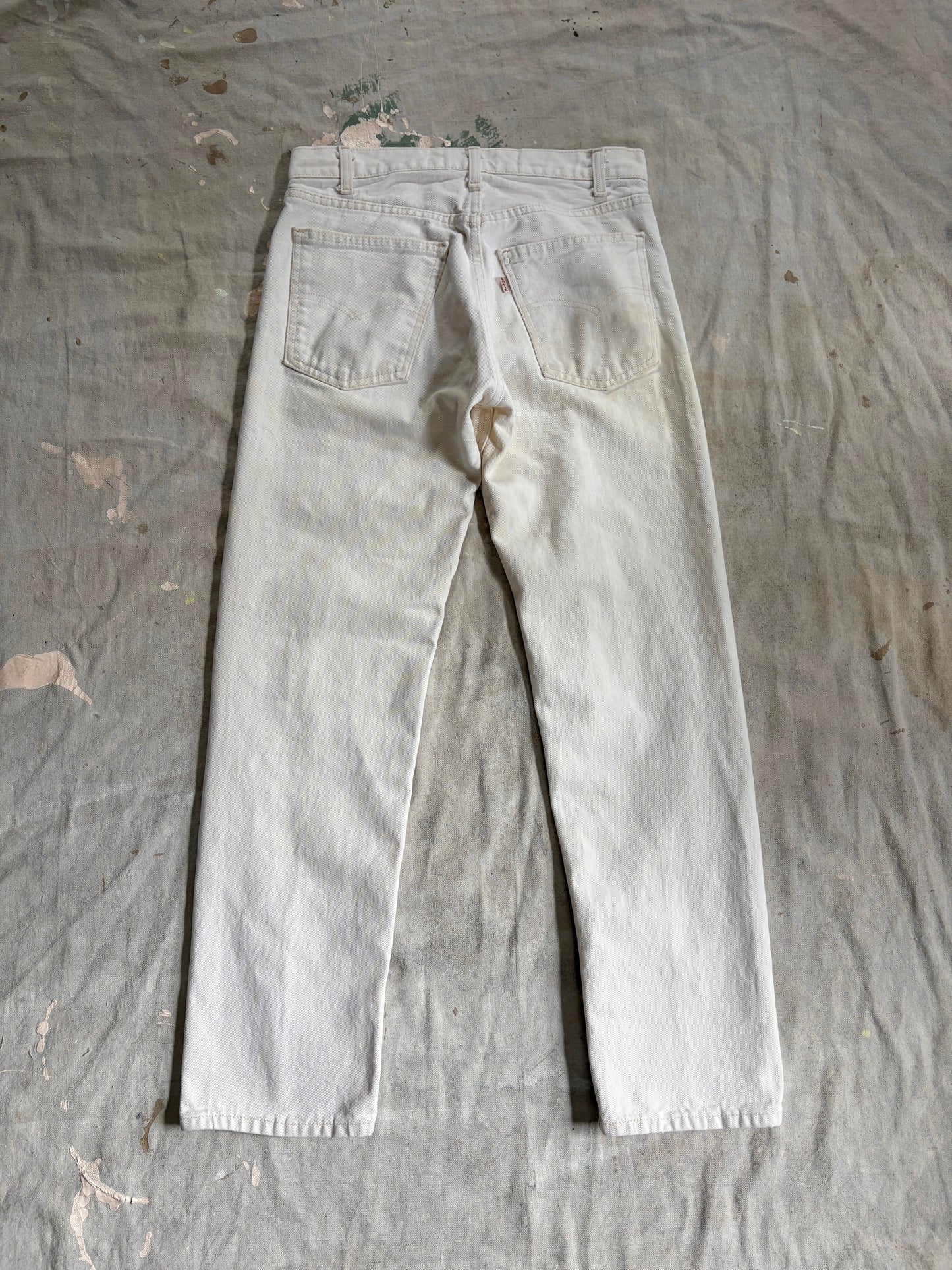 Vintage 80s Ecru Levi’s 505 Jeans