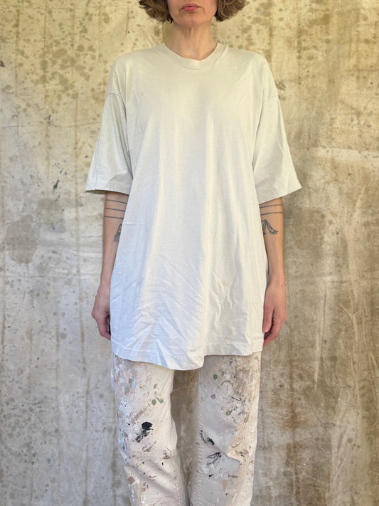 Vintage 90s Blank Pale Tan Tee
