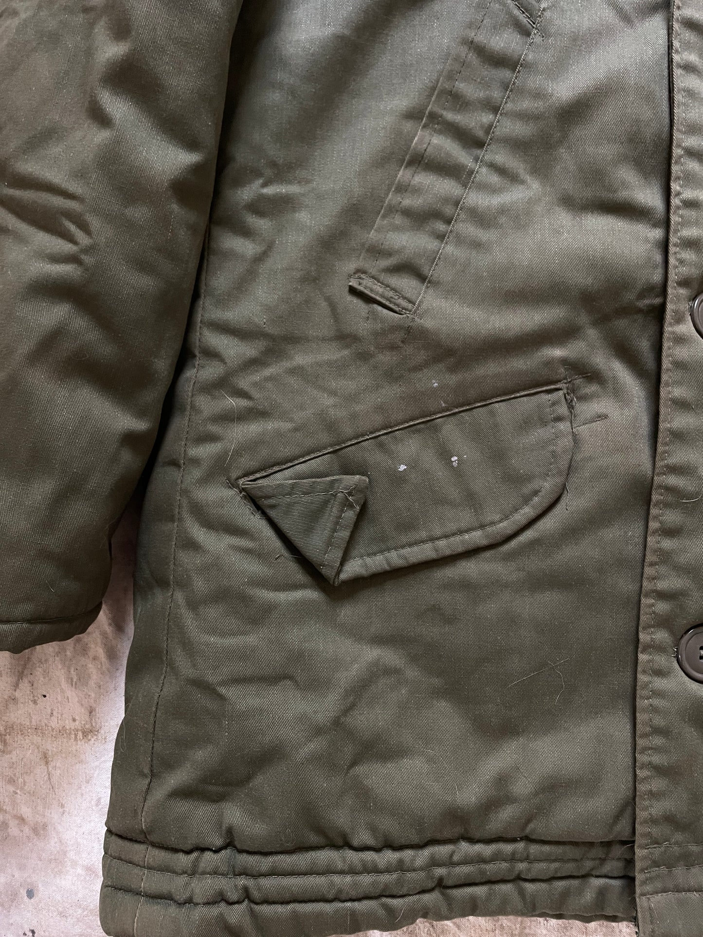 70s Army Green Parka