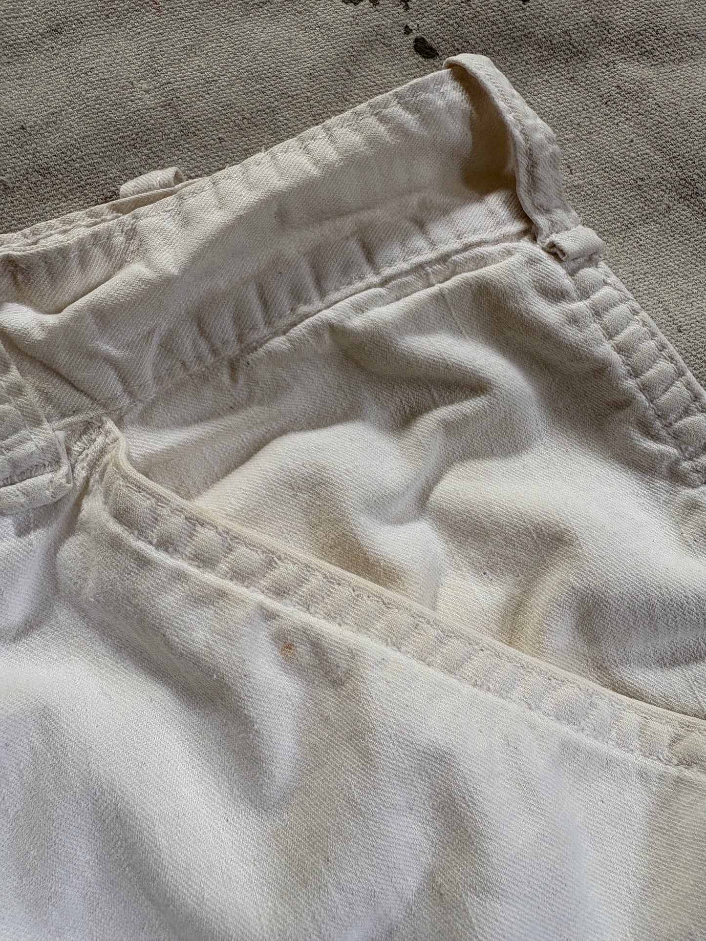 Vintage 80s Sears Ecru Painter Pants
