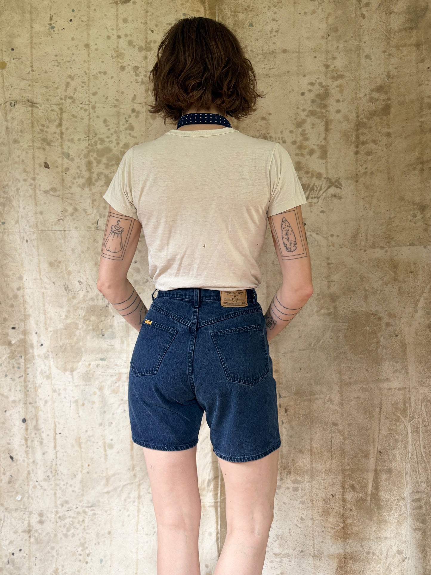 Vintage 90s Jordache Dark Wash Jean Shorts