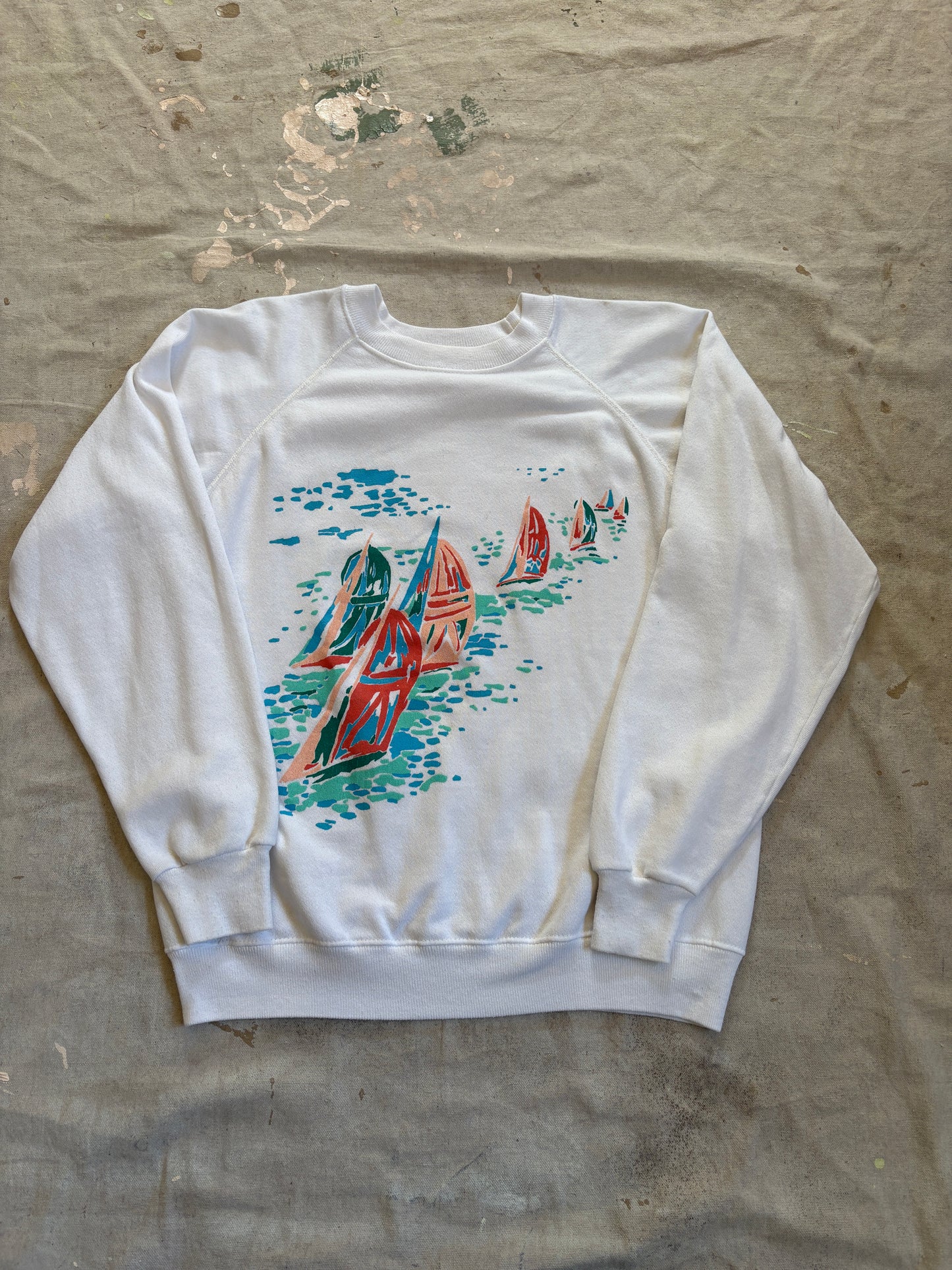 Vintage 80s Sailboat Sweatshirt