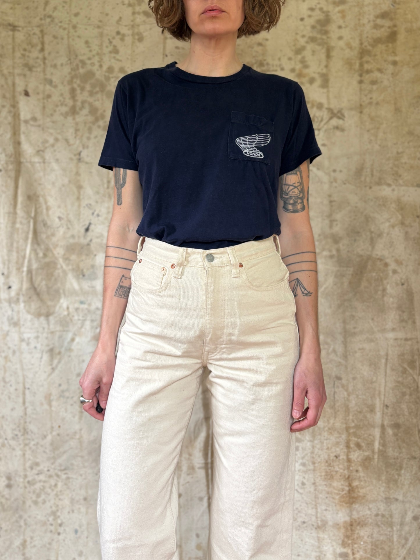 Vintage 60s Independence Honda Pocket Tee