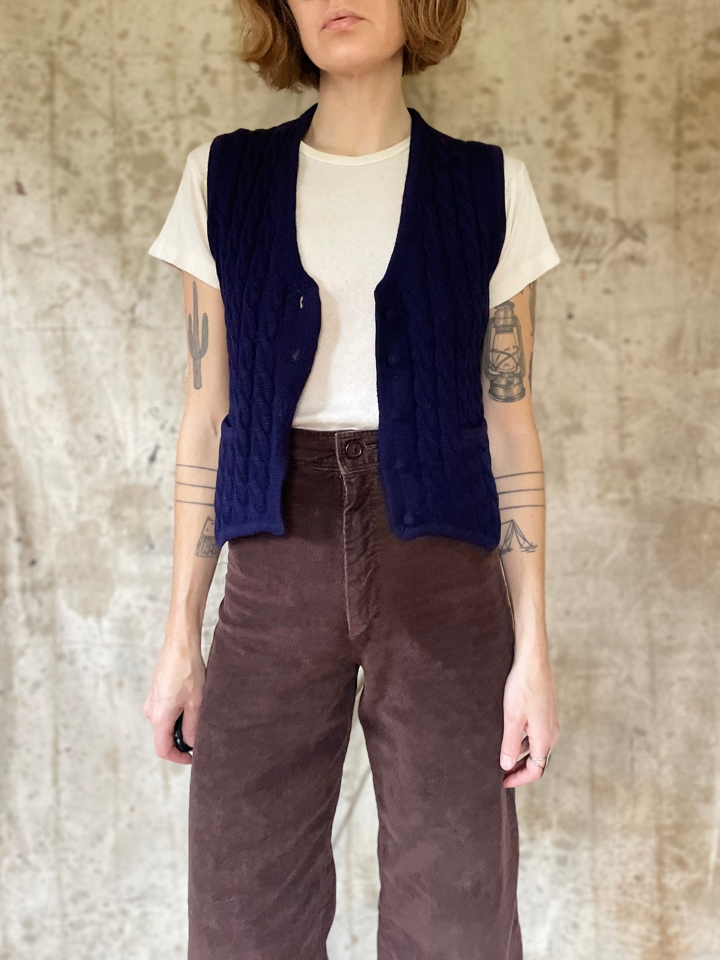 70s Wool Vest