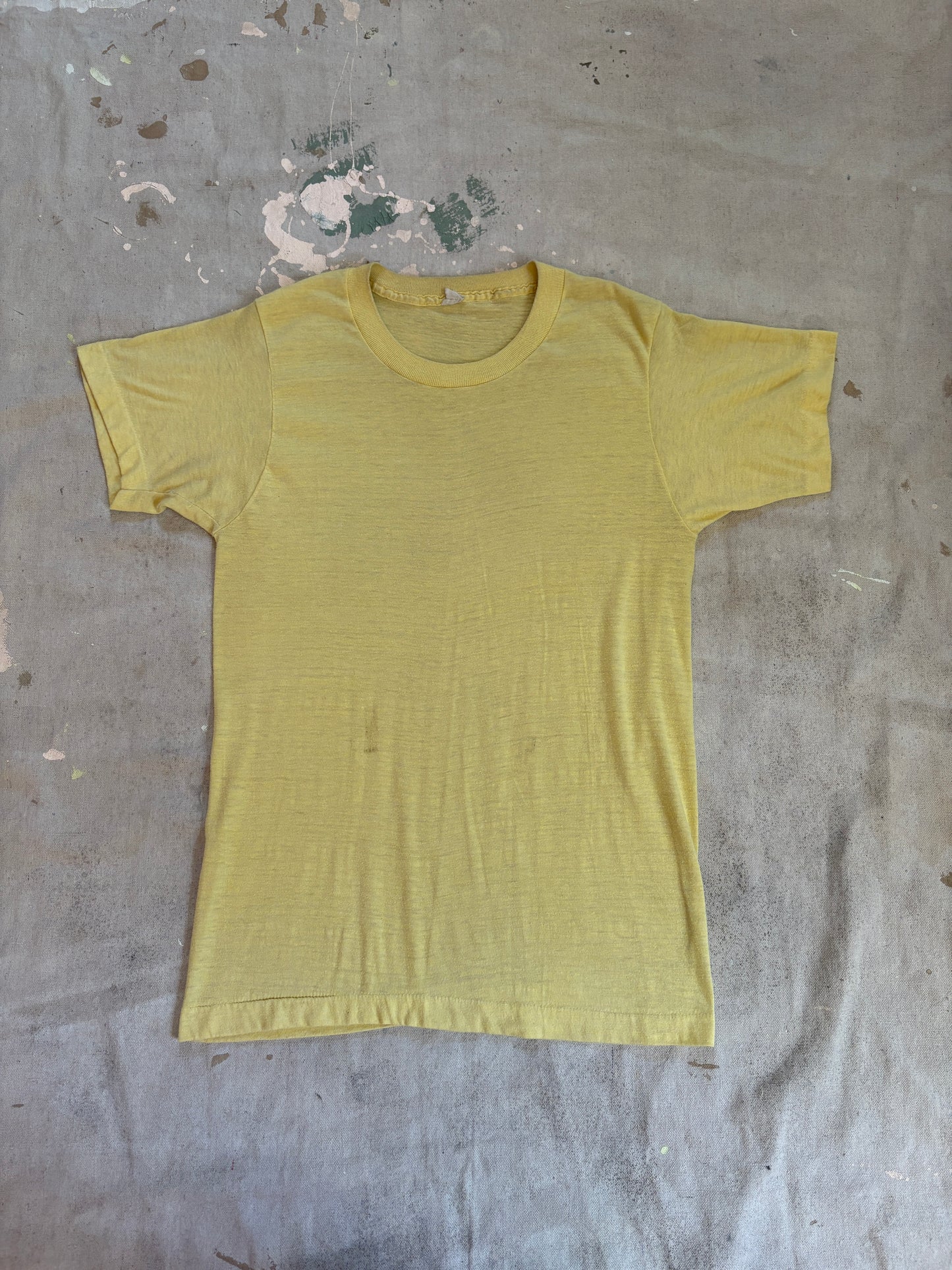 80s Blank Yellow Tee