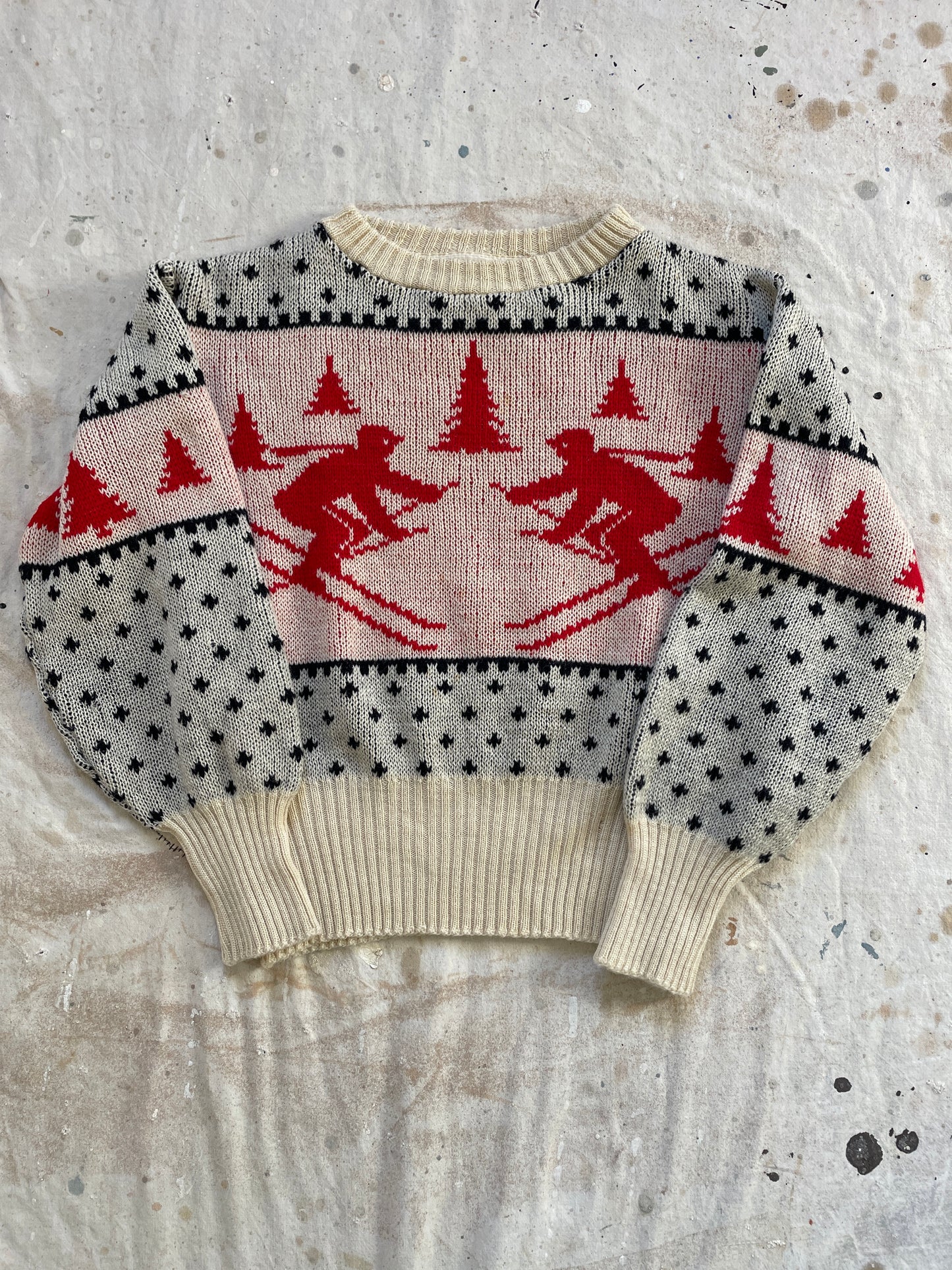 40s/50s Skier Sweater