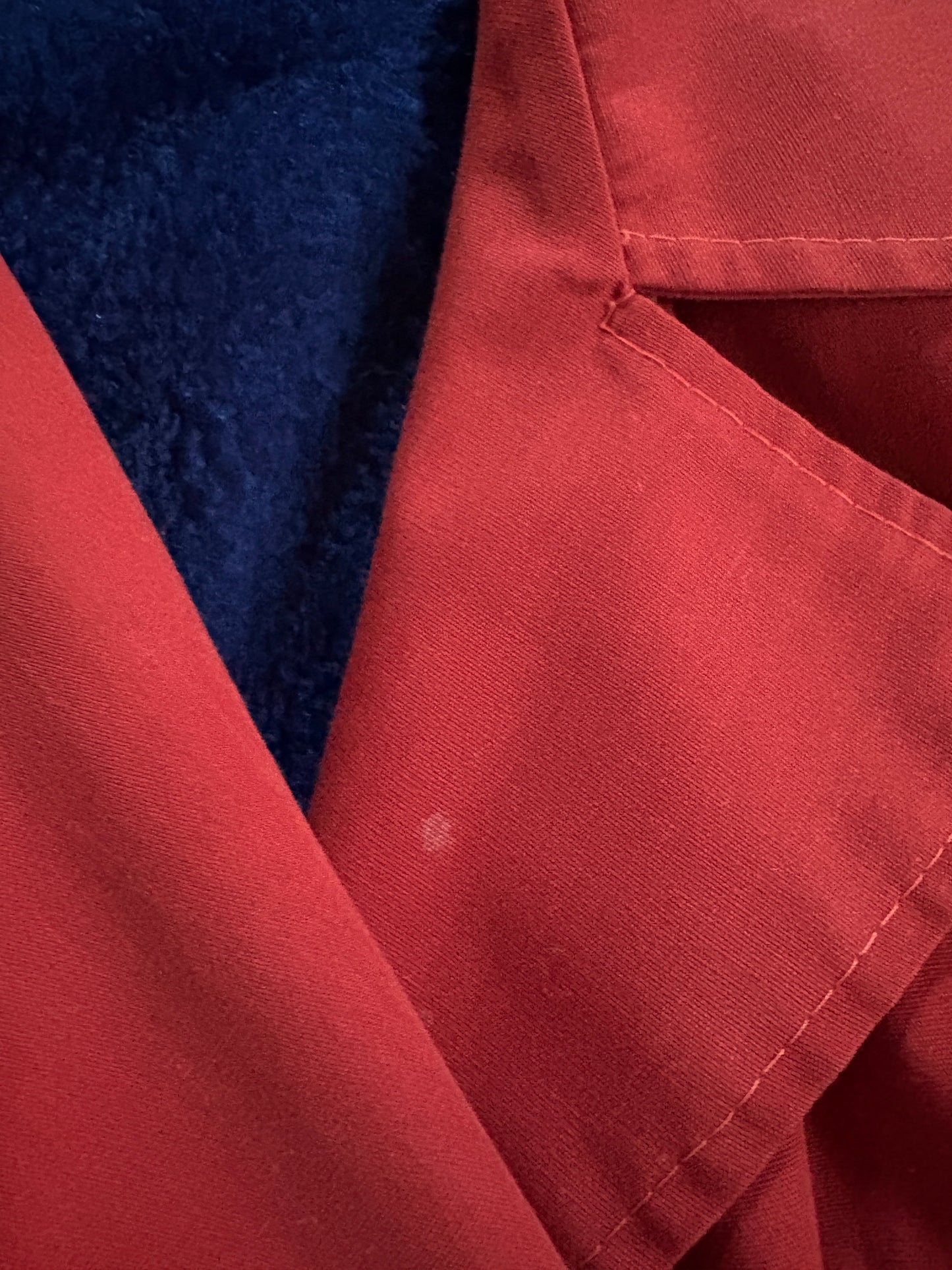 Vintage 70s Lined Brick Peacoat