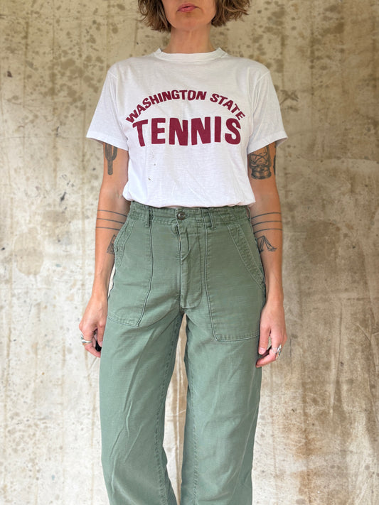 Vintage 80s WSU Washington State Tennis Tee