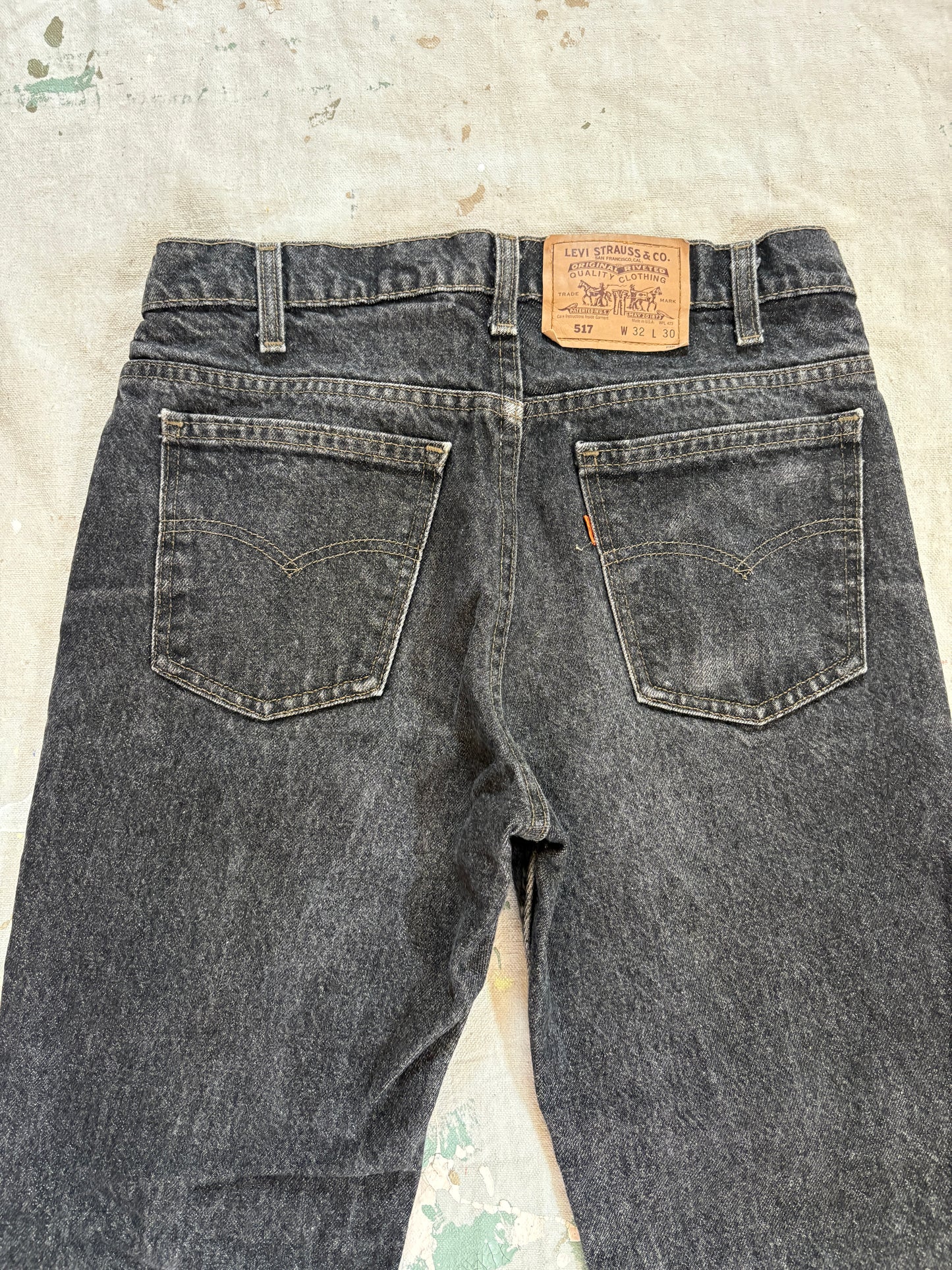 Vintage 90s Orange Tab Levi’s 517 Jeans