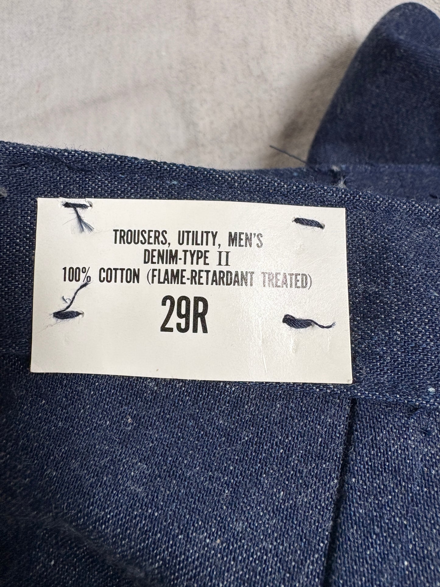 Vintage 80s Deadstock USN Seafarer Dungarees