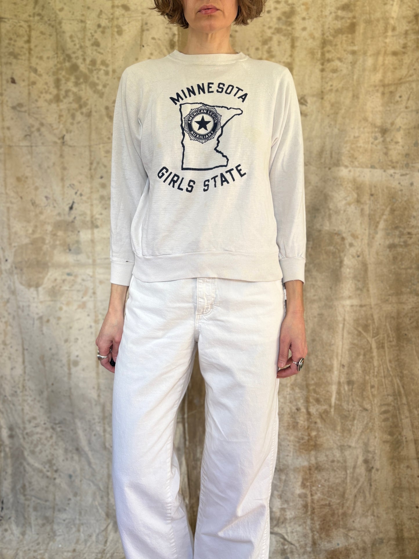 Vintage 70s Minnesota Girls State American Legion Sweatshirt