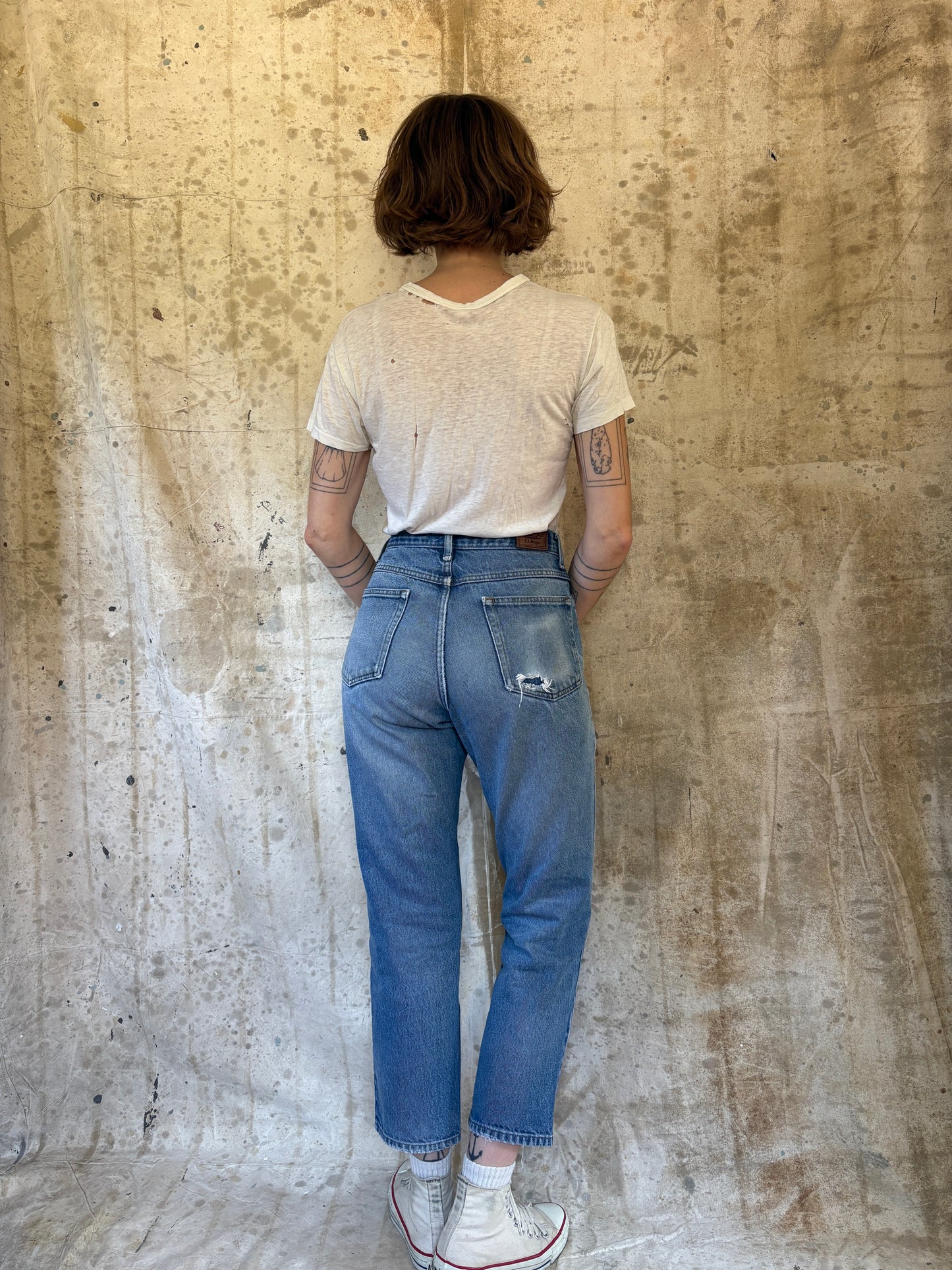 Vintage 90s LL Bean Faded Jeans