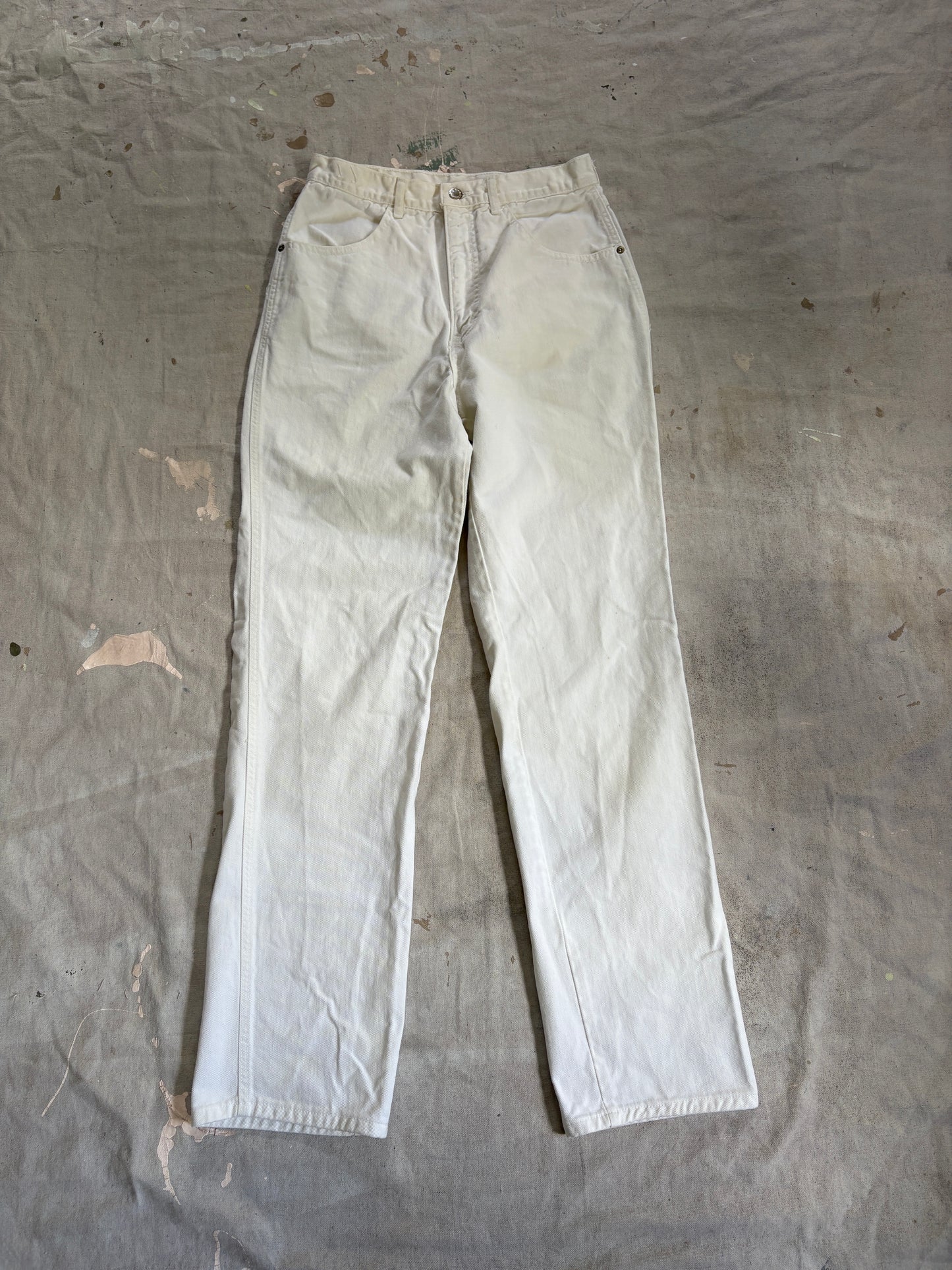 Vintage 80s Brittania White Jeans