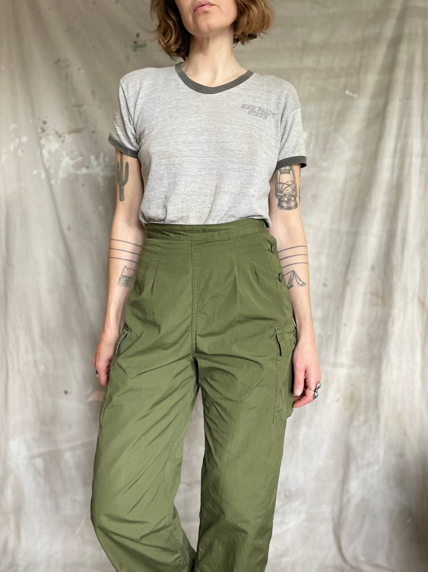 70s OG-107 Poplin Utility Slacks