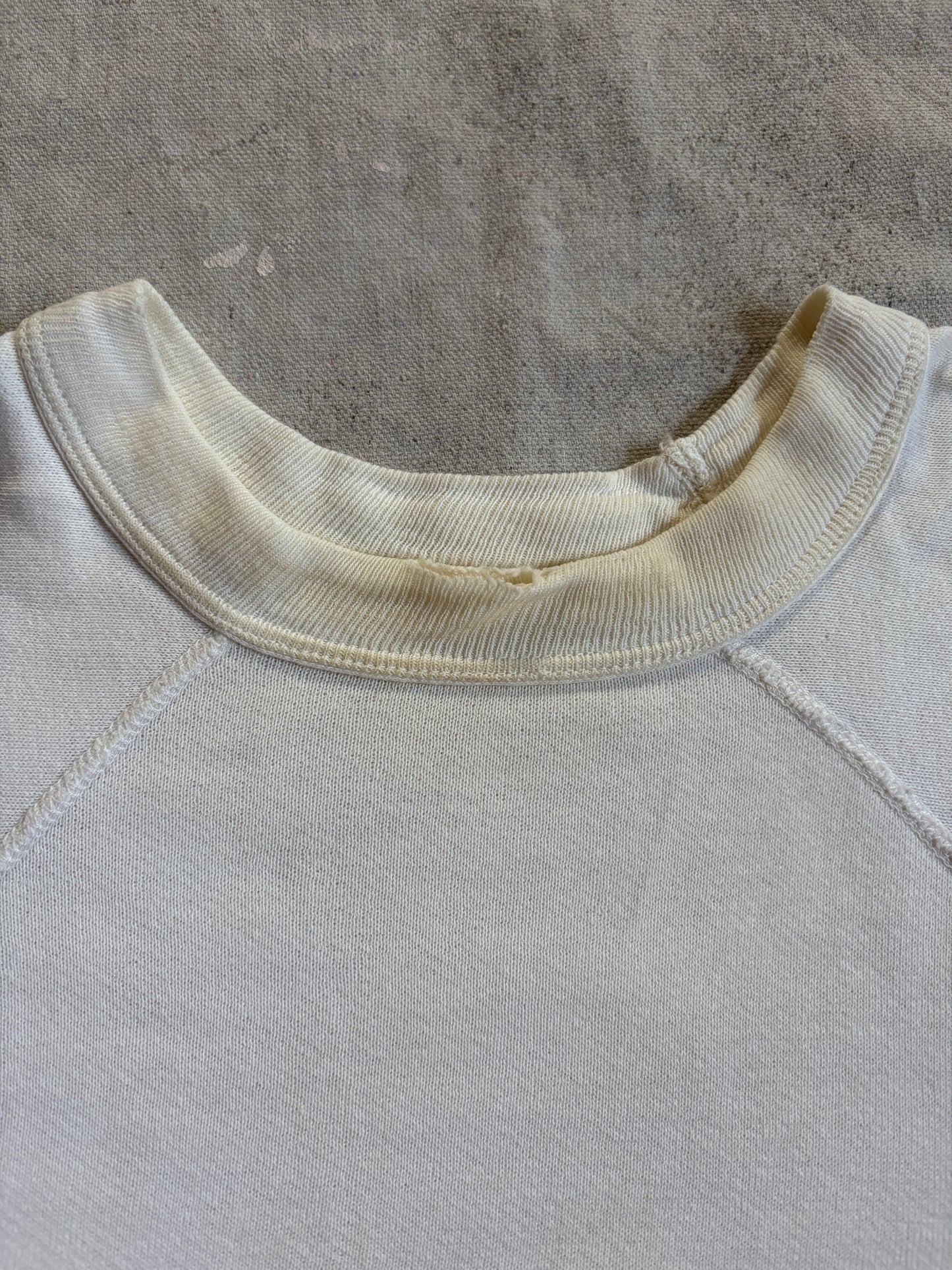 Vintage 60s Blank Off White Sweatshirt