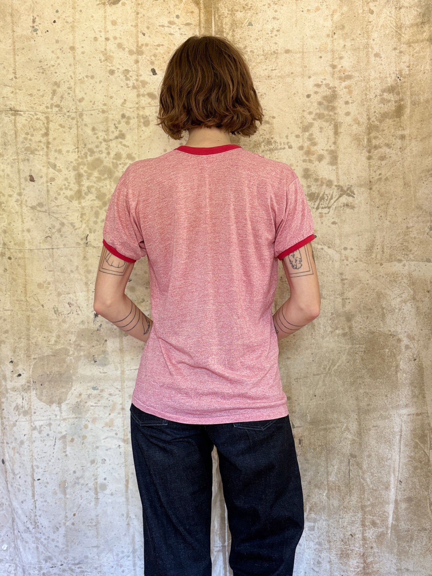 Vintage 70s Let’s Go Falls A.C. Ringer Tee