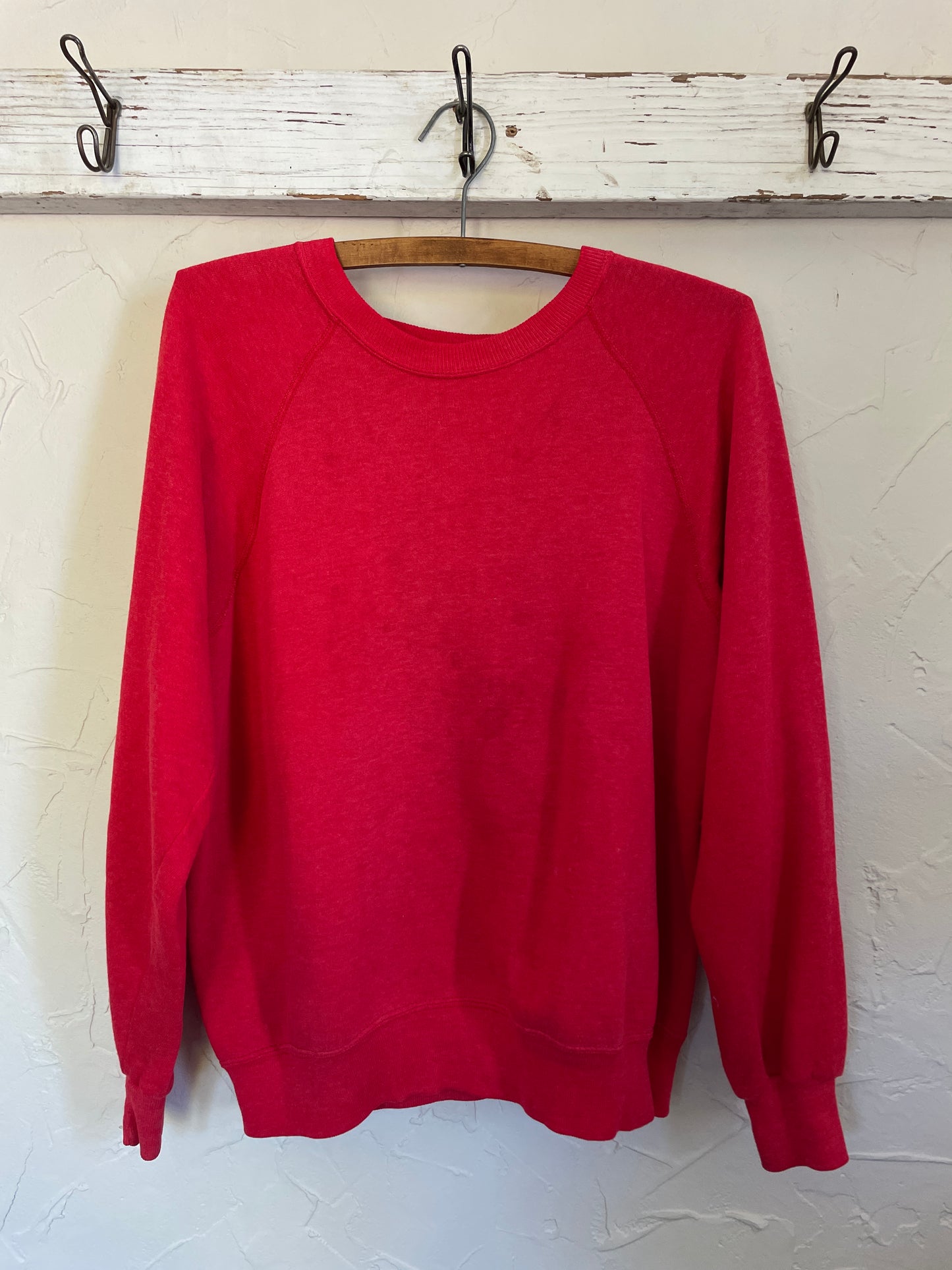 80s Blank Red Sweatshirt