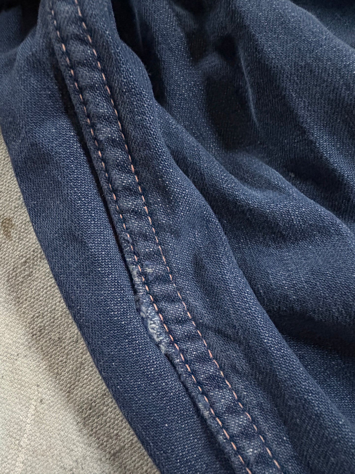 Vintage 50s Flannel Lined Side Zip Jeans