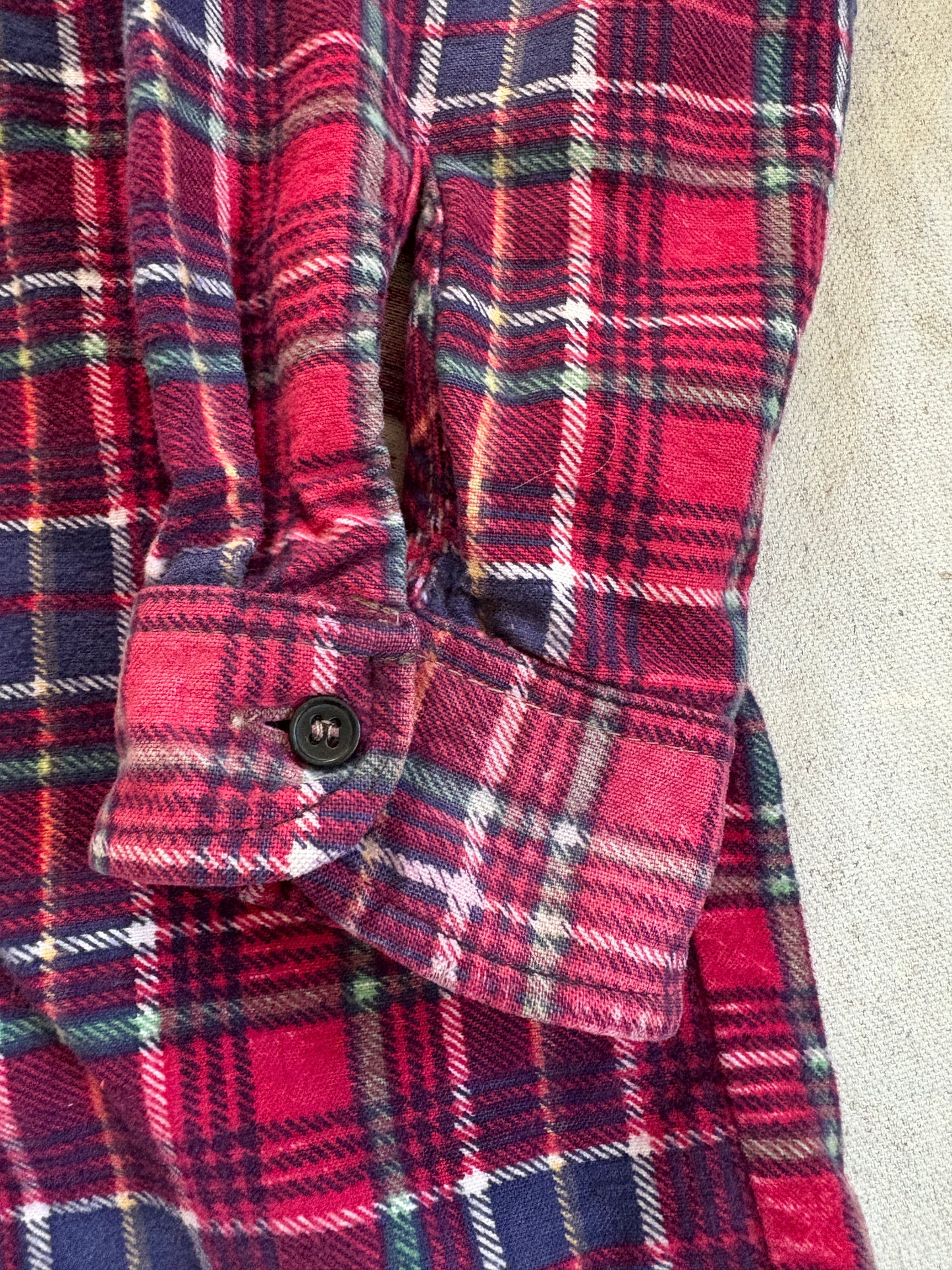 Vintage 90s Printed Cotton Flannel