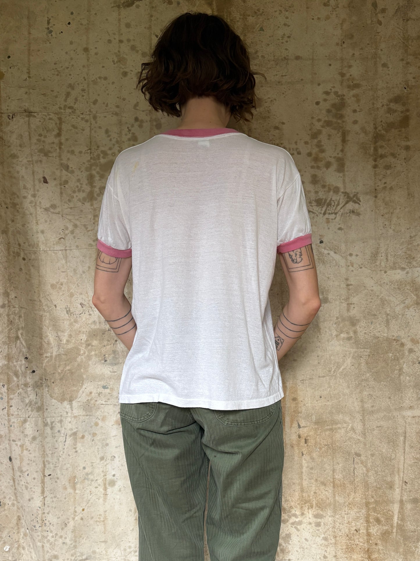 Vintage 80s Camp Big Foot Ringer Tee