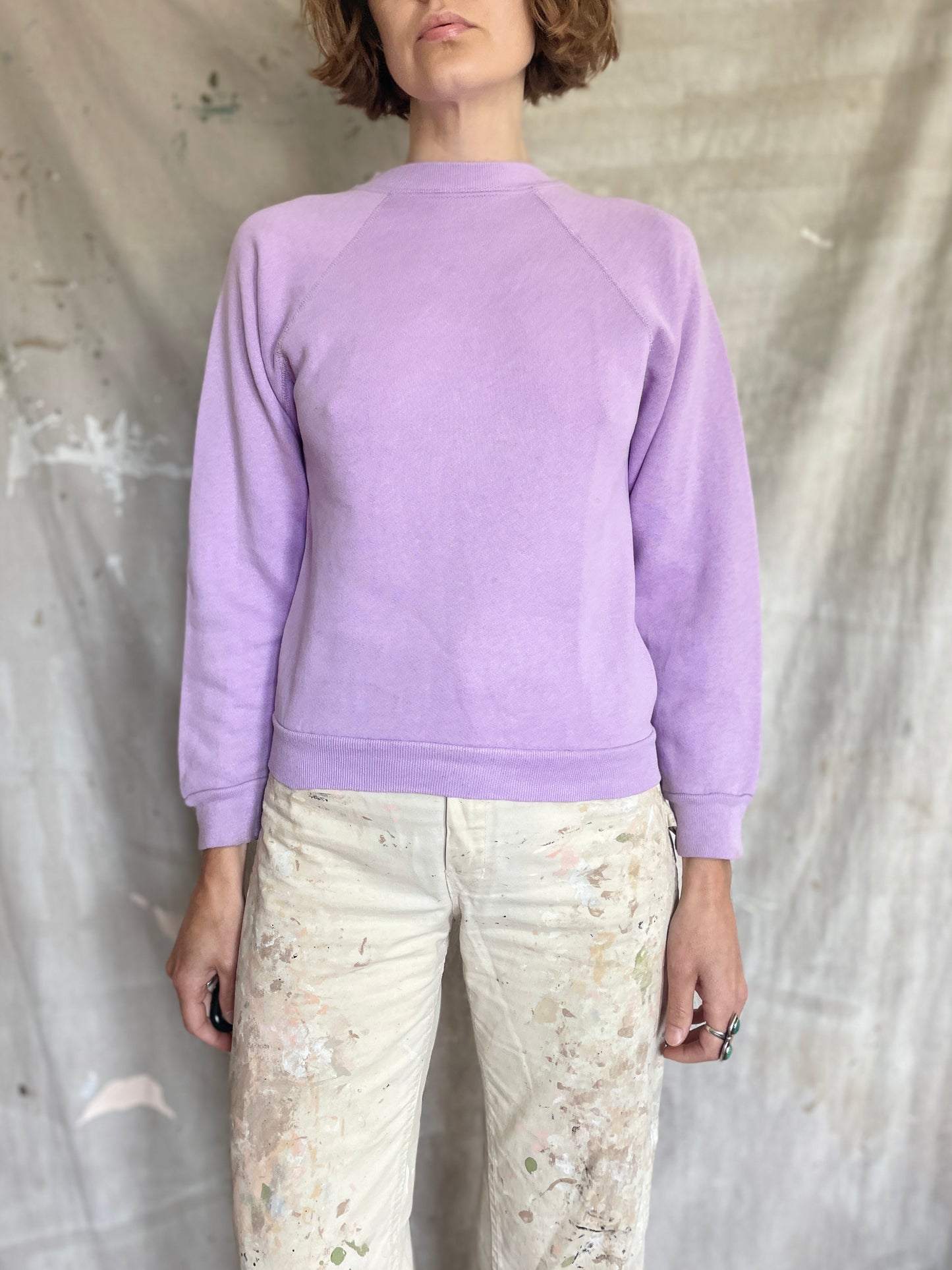 80s Blank Lavender Sweatshirt