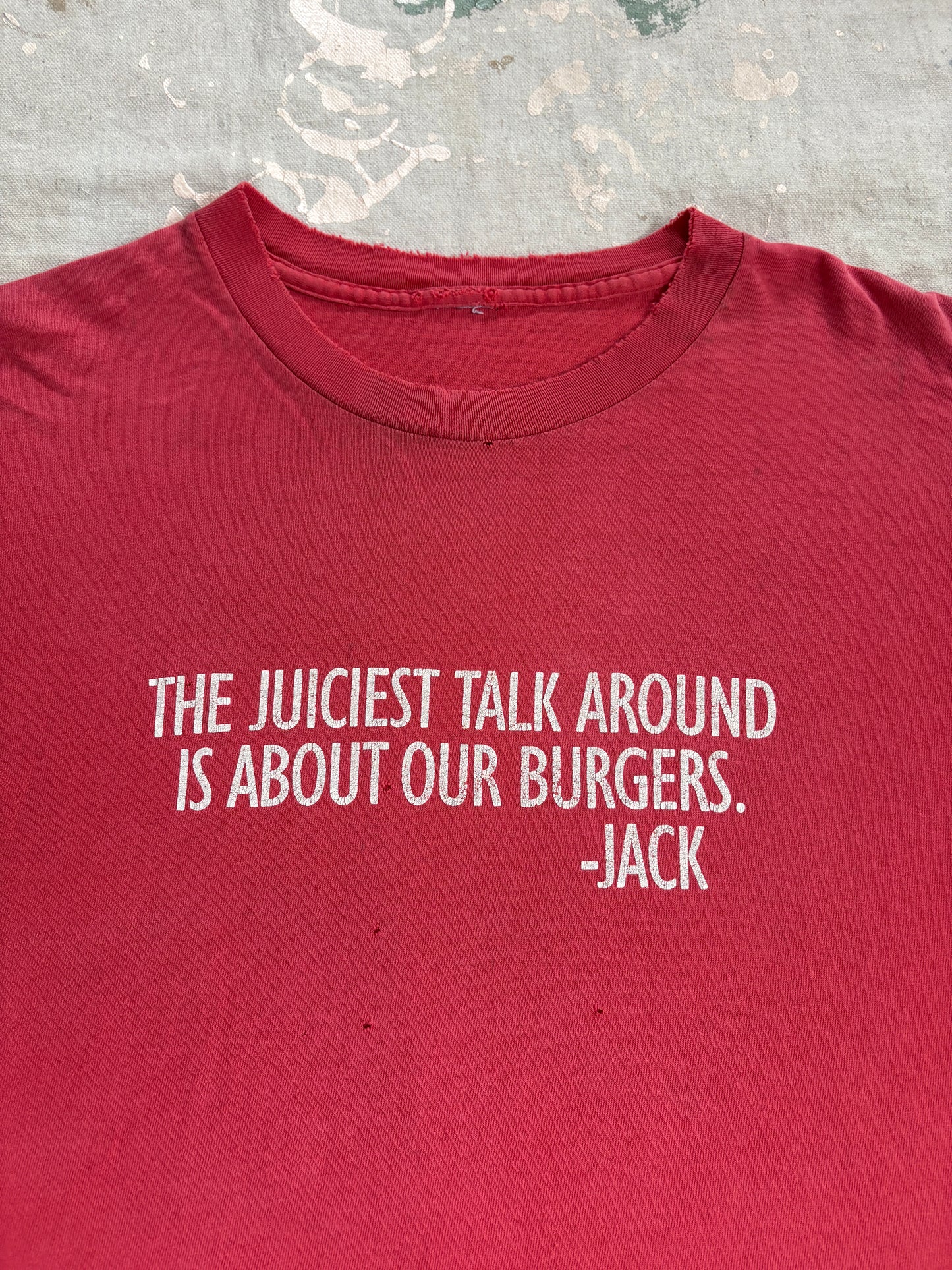 Vintage 90s Jack In The Box Burgers Tee