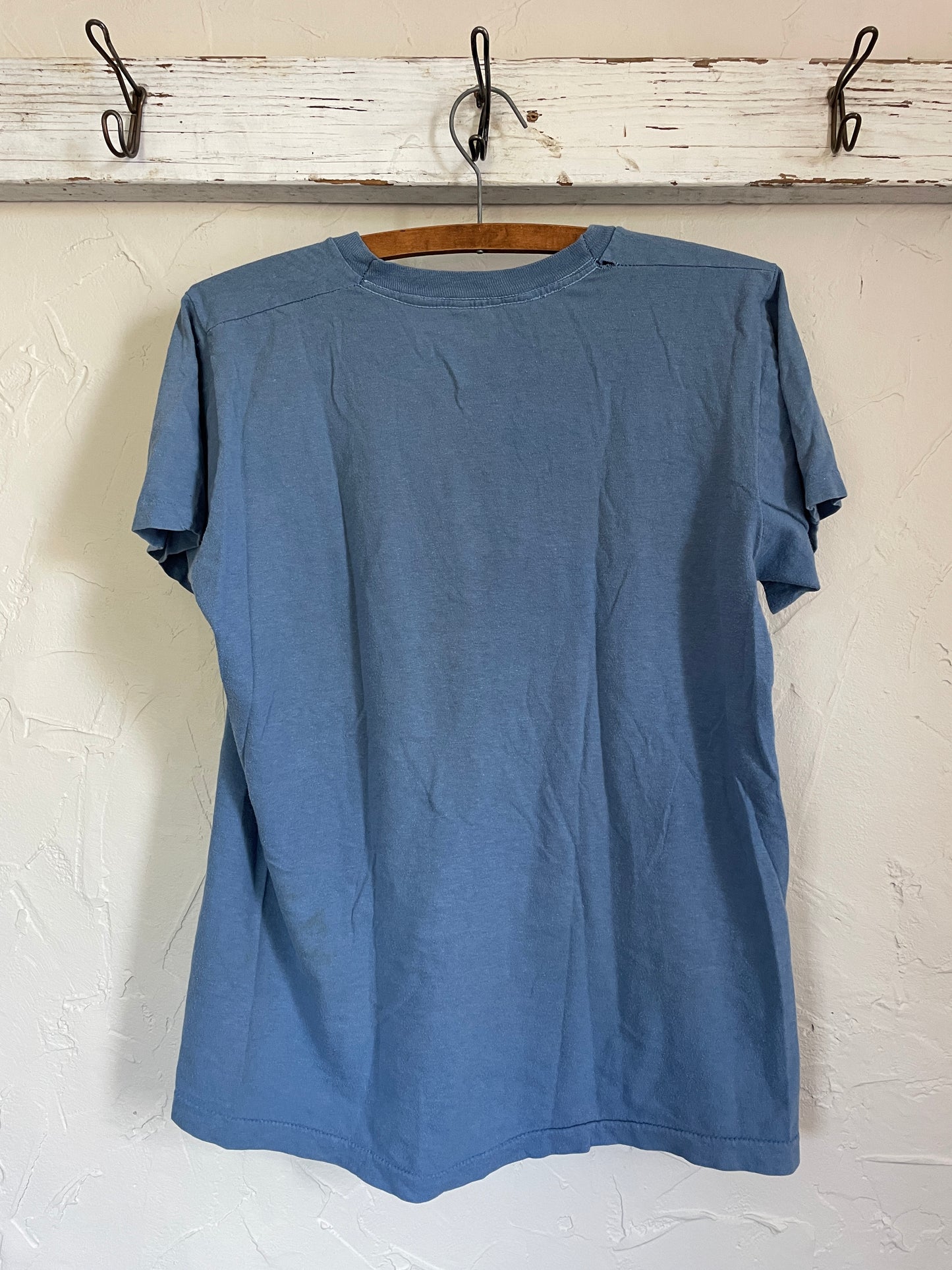 70s Blank Blue Pocket Tee