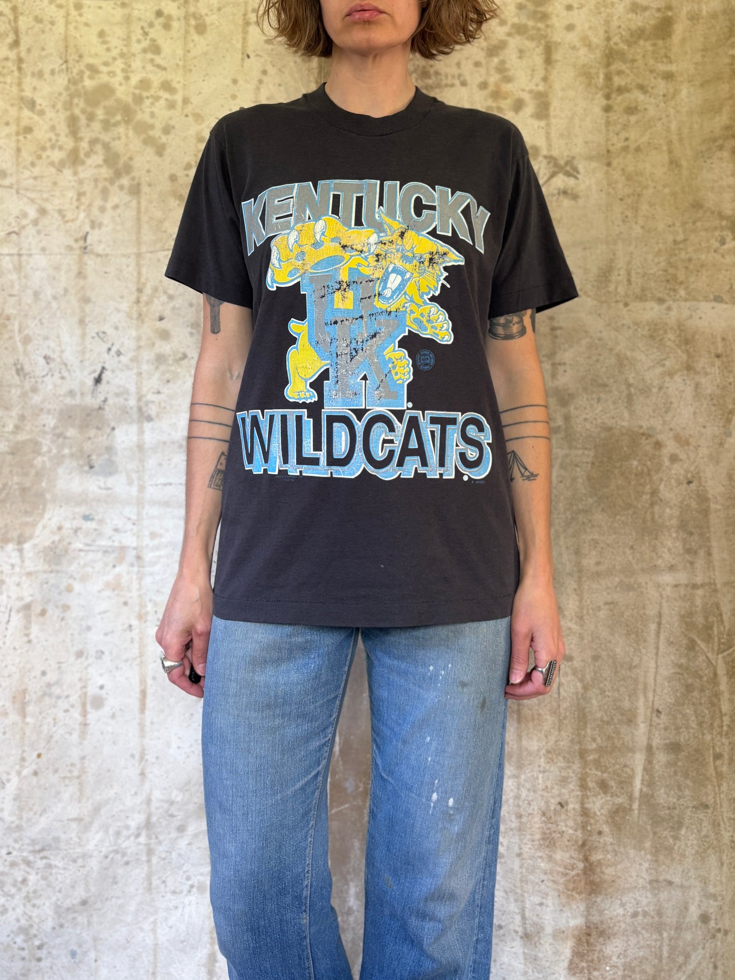 Vintage 80s Kentucky Wildcats Tee