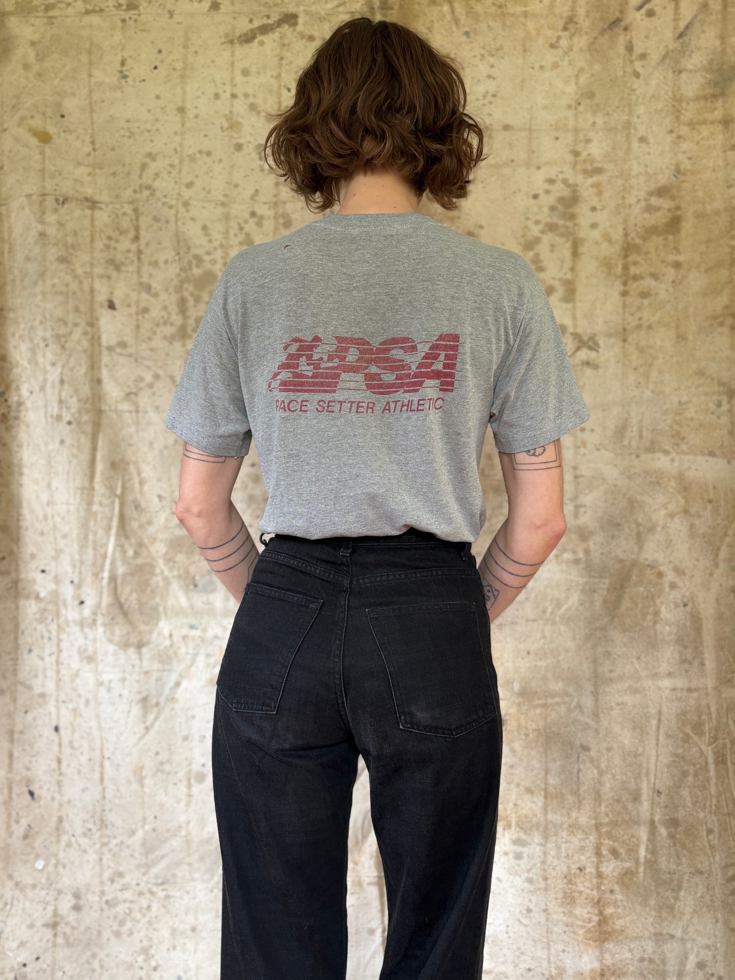 Vintage 80s Mt Tabor Portland Volcano Run Tee