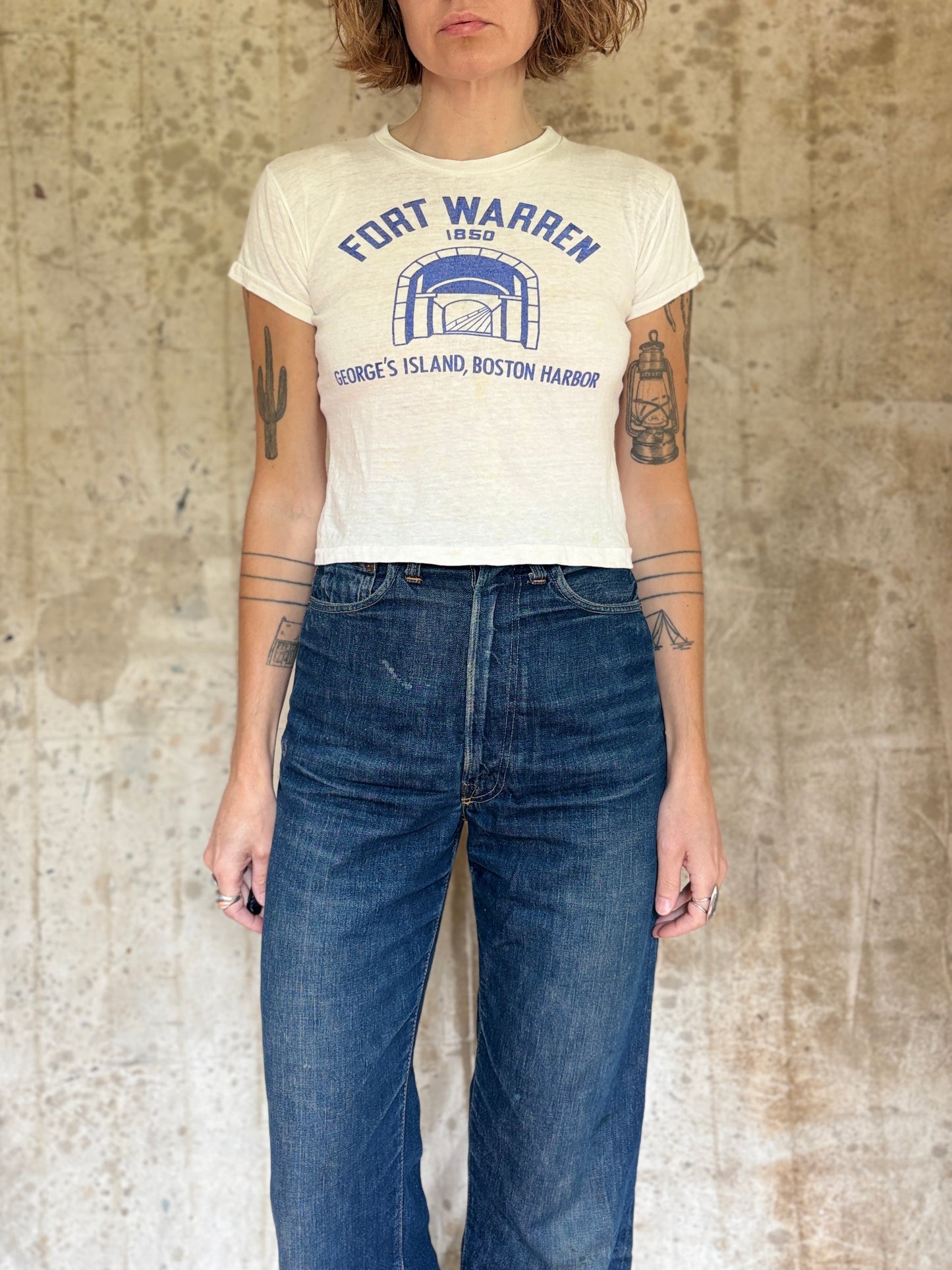 50s Fort Warren George’s Island Boston Harbor Tee