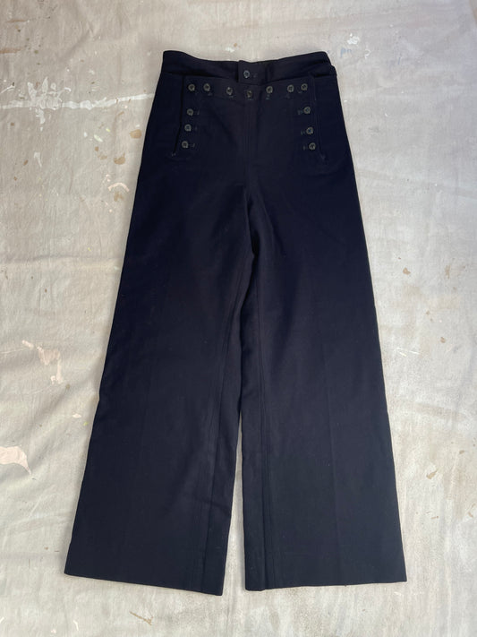 60s Button Front USN Sailor Pants