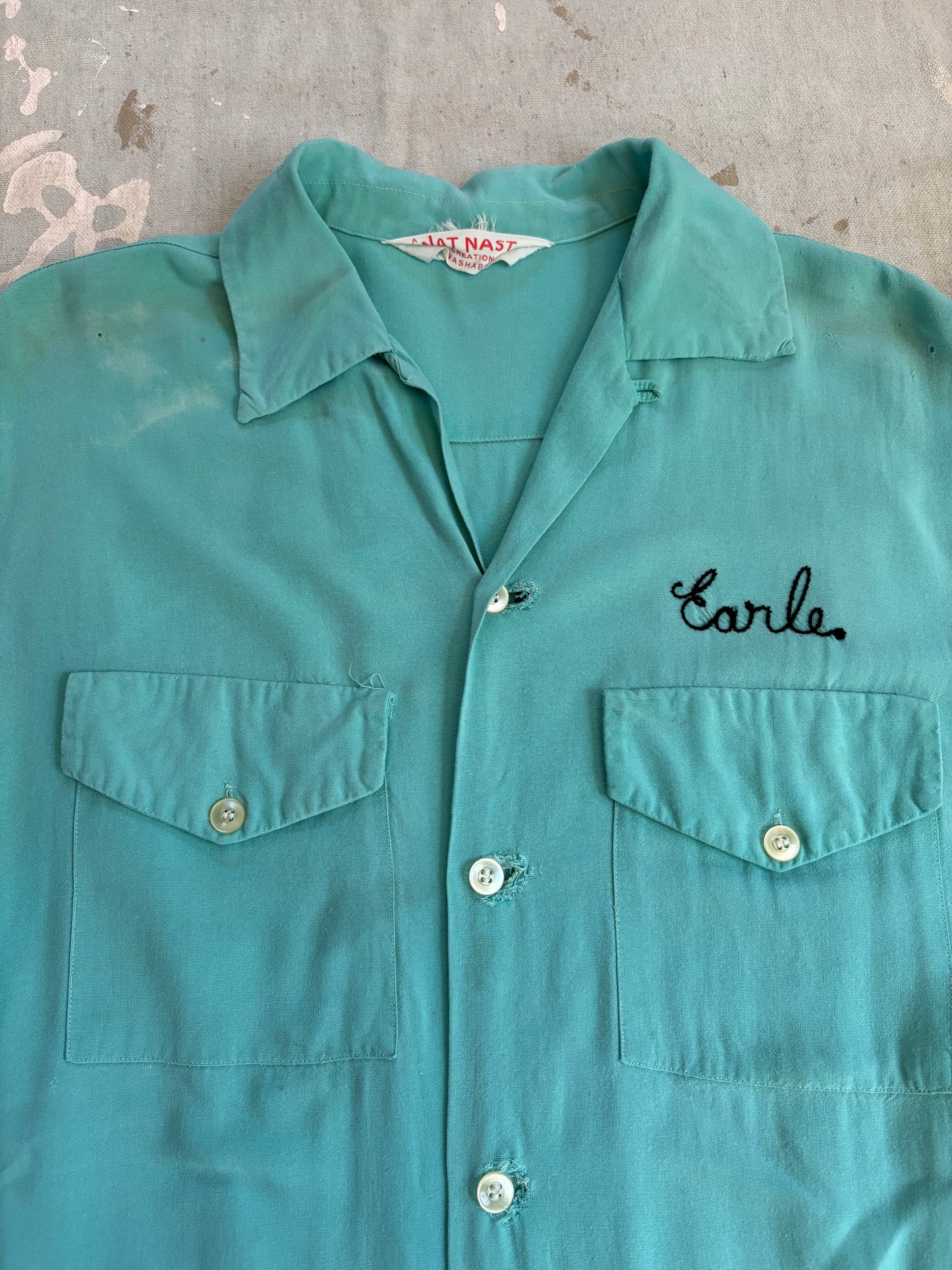50s Pan Imperial Bowling Shirt