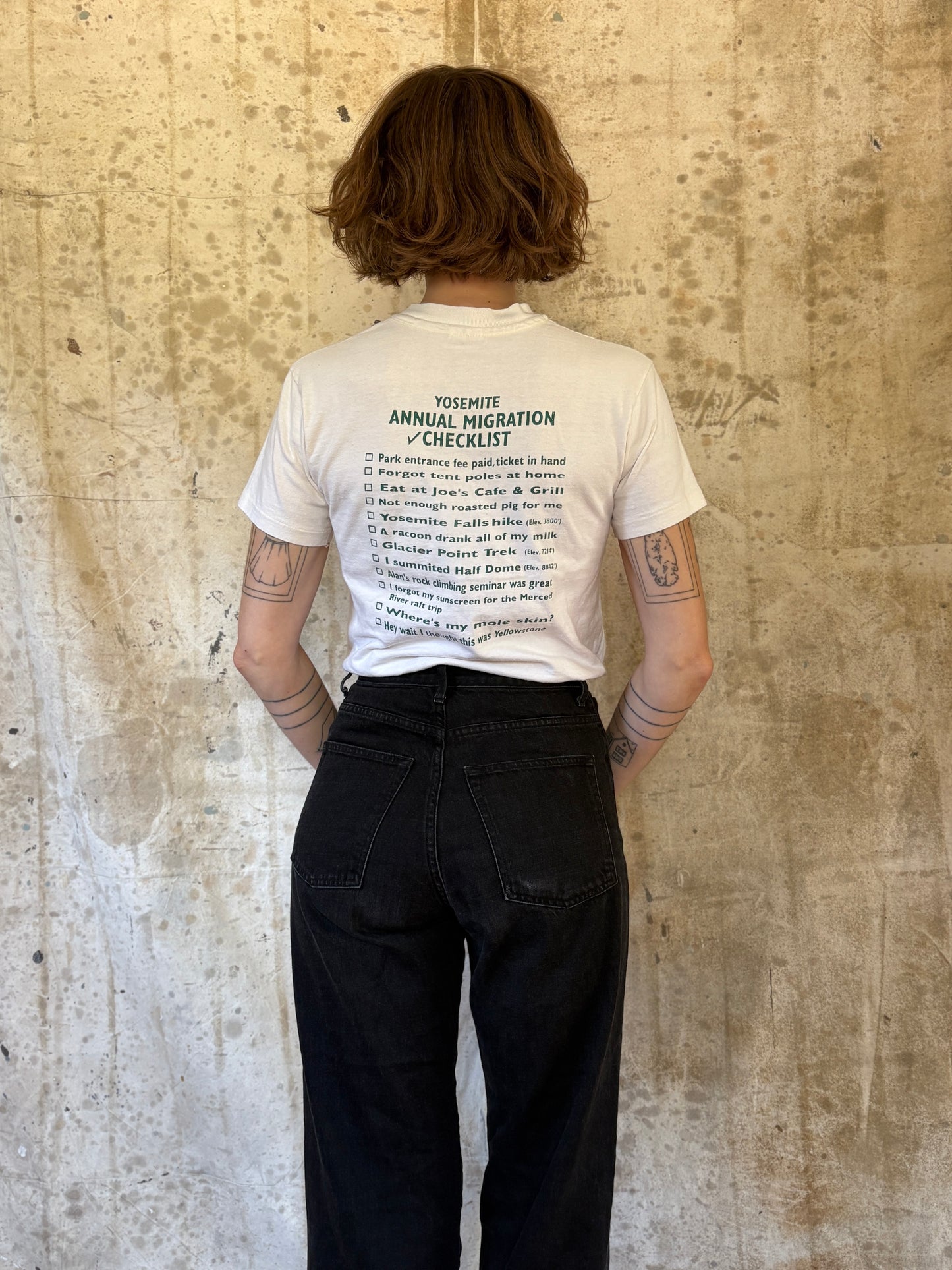 Vintage 90s Yosemite Annual Migration Pocket Tee