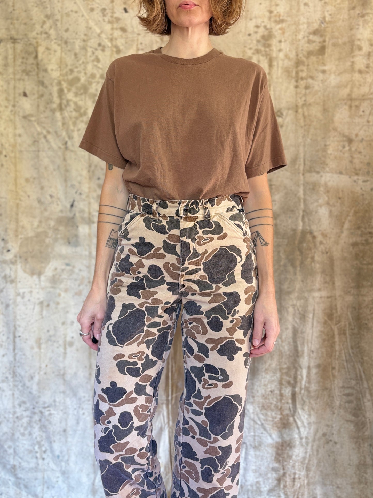 Vintage 90s Blank Brown Tee