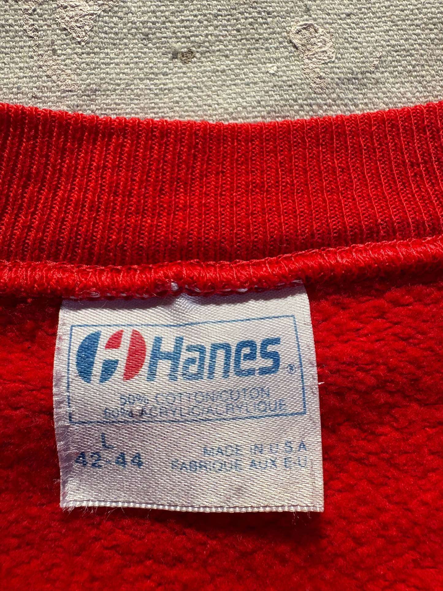 Vintage 80s Blank Red Sweatshirt