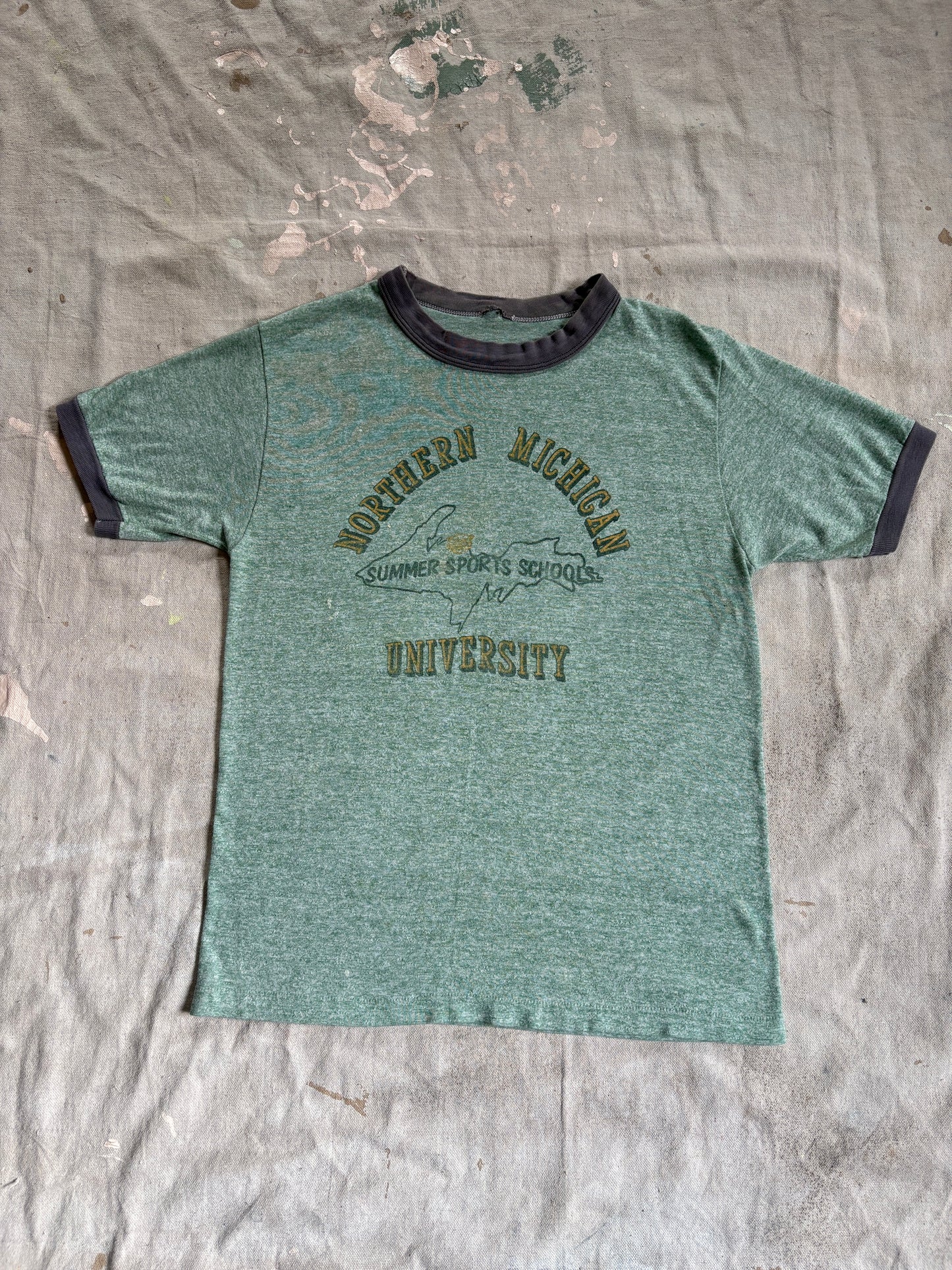 80s Northern Michigan University Ringer Tee