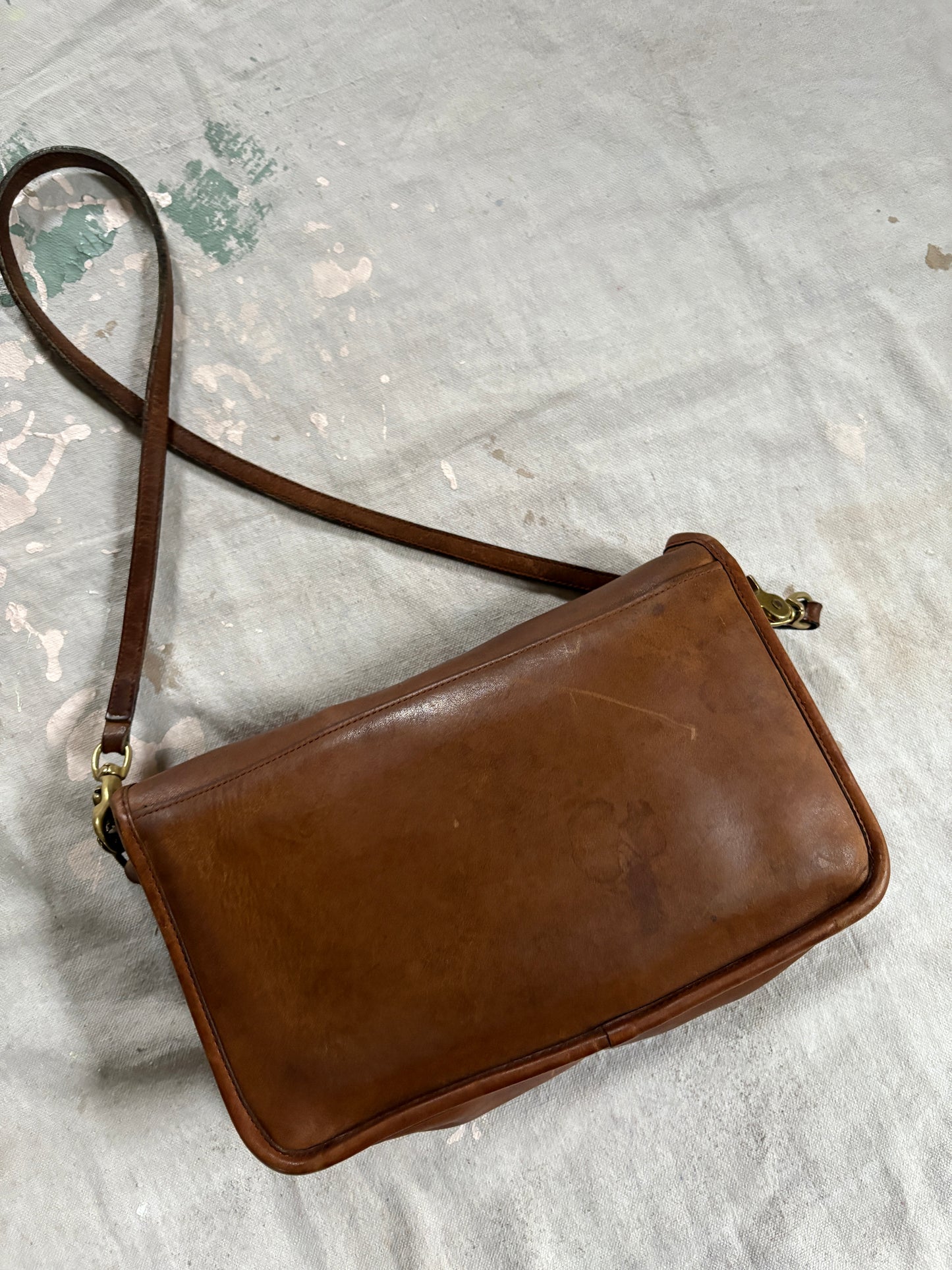Vintage Coach Penny Pocket Crossbody Purse