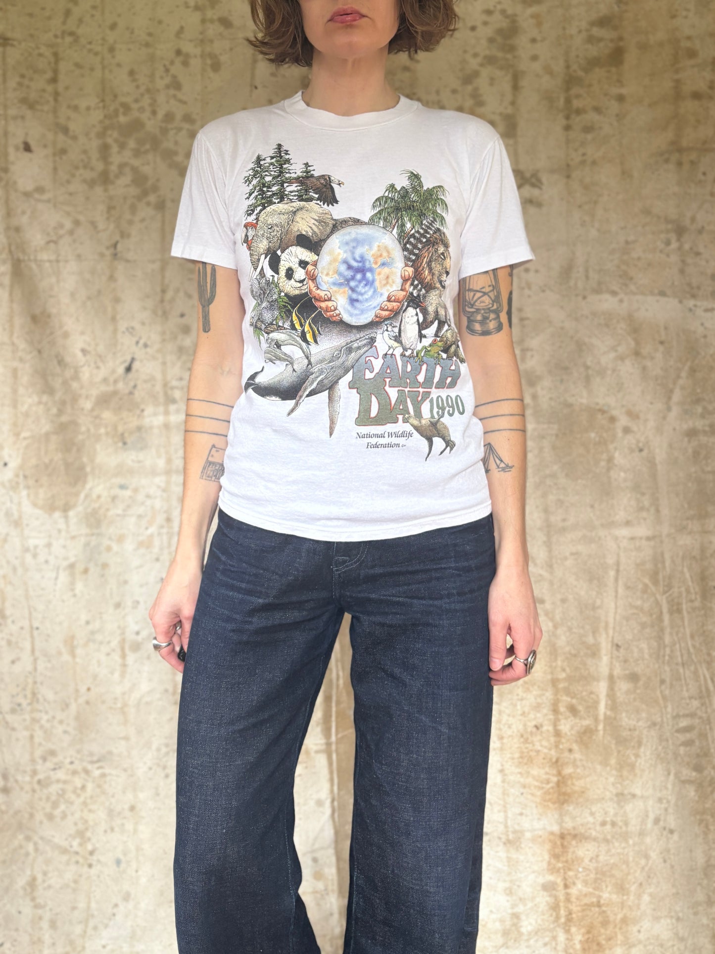 Vintage 90s National Wildlife Federation Earth Day Tee