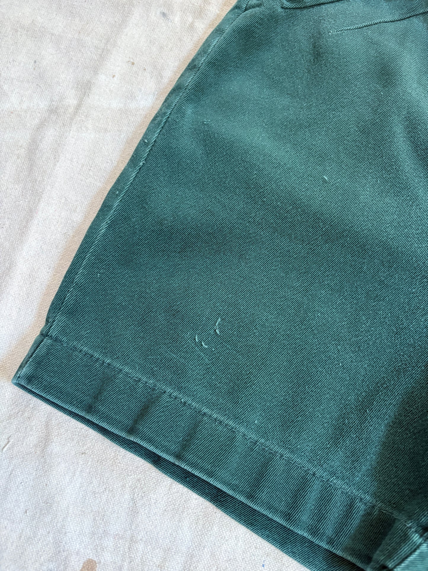 Vintage 50s/60s Green Girl Scout Side Zip Shorts