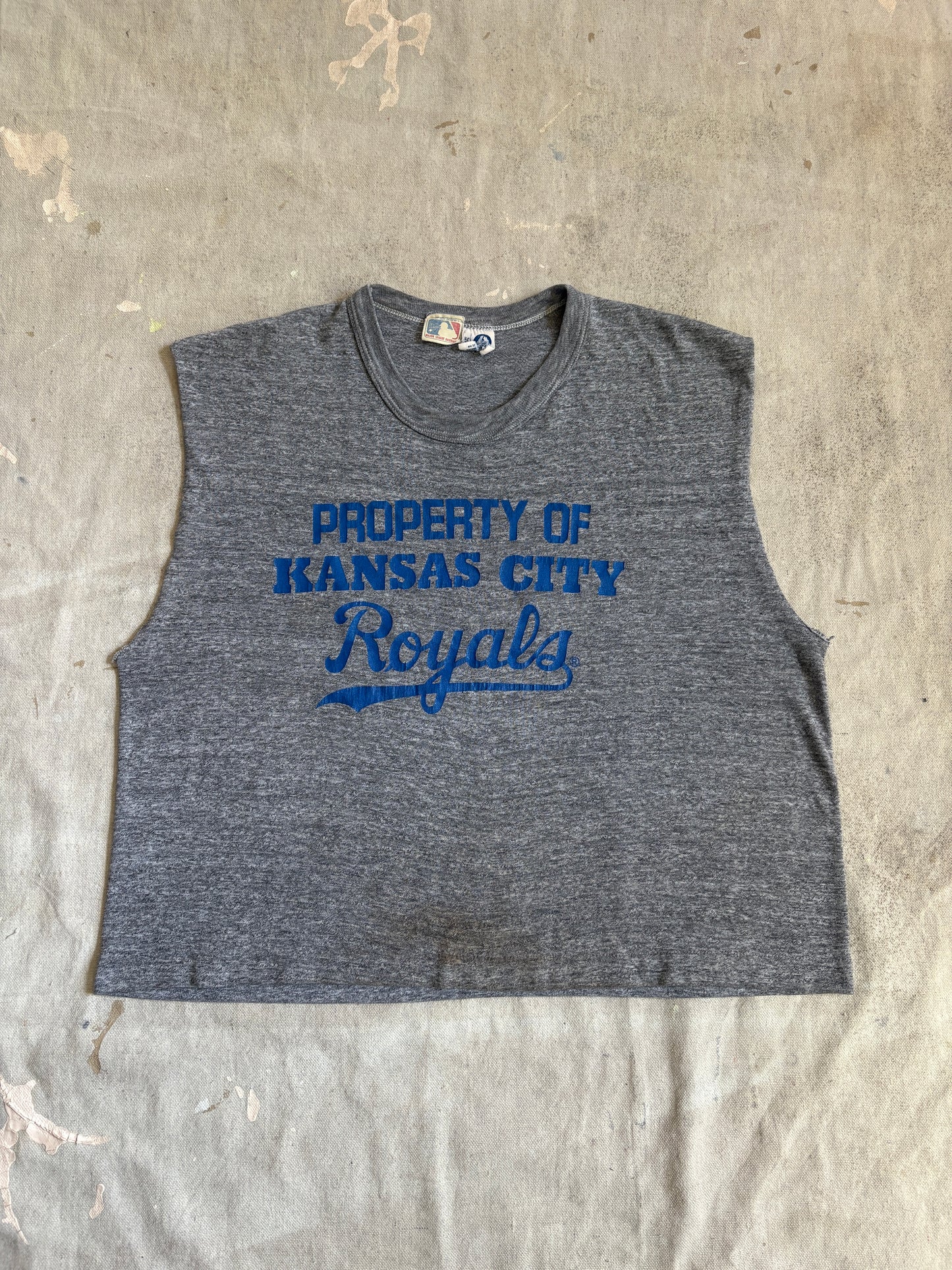 Vintage 70s Kansas City Royals Cut Off Tee