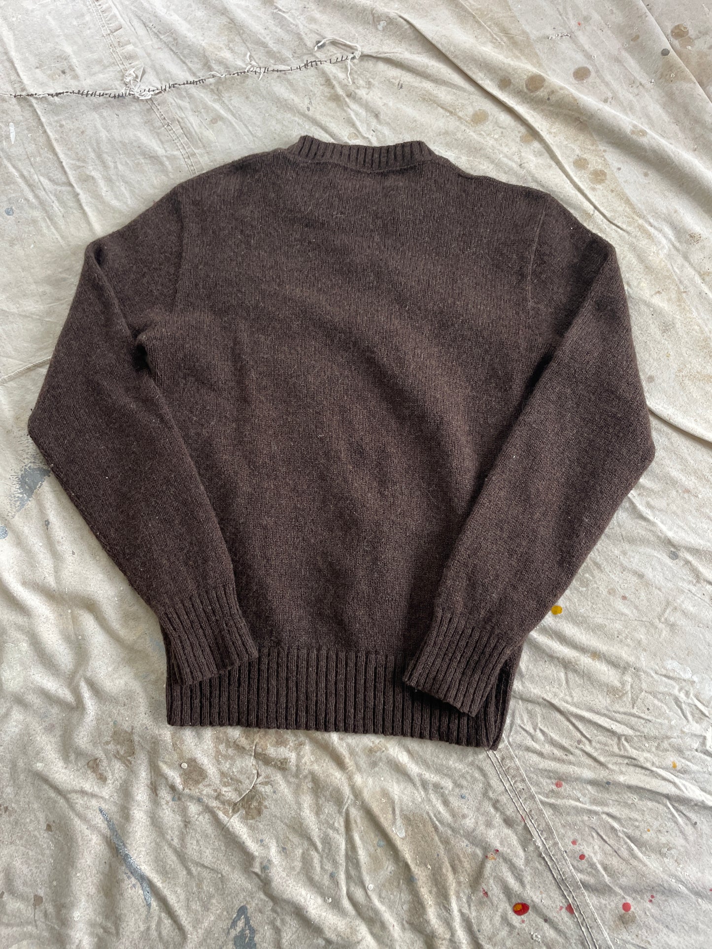 80s Brown Puritan Sweater