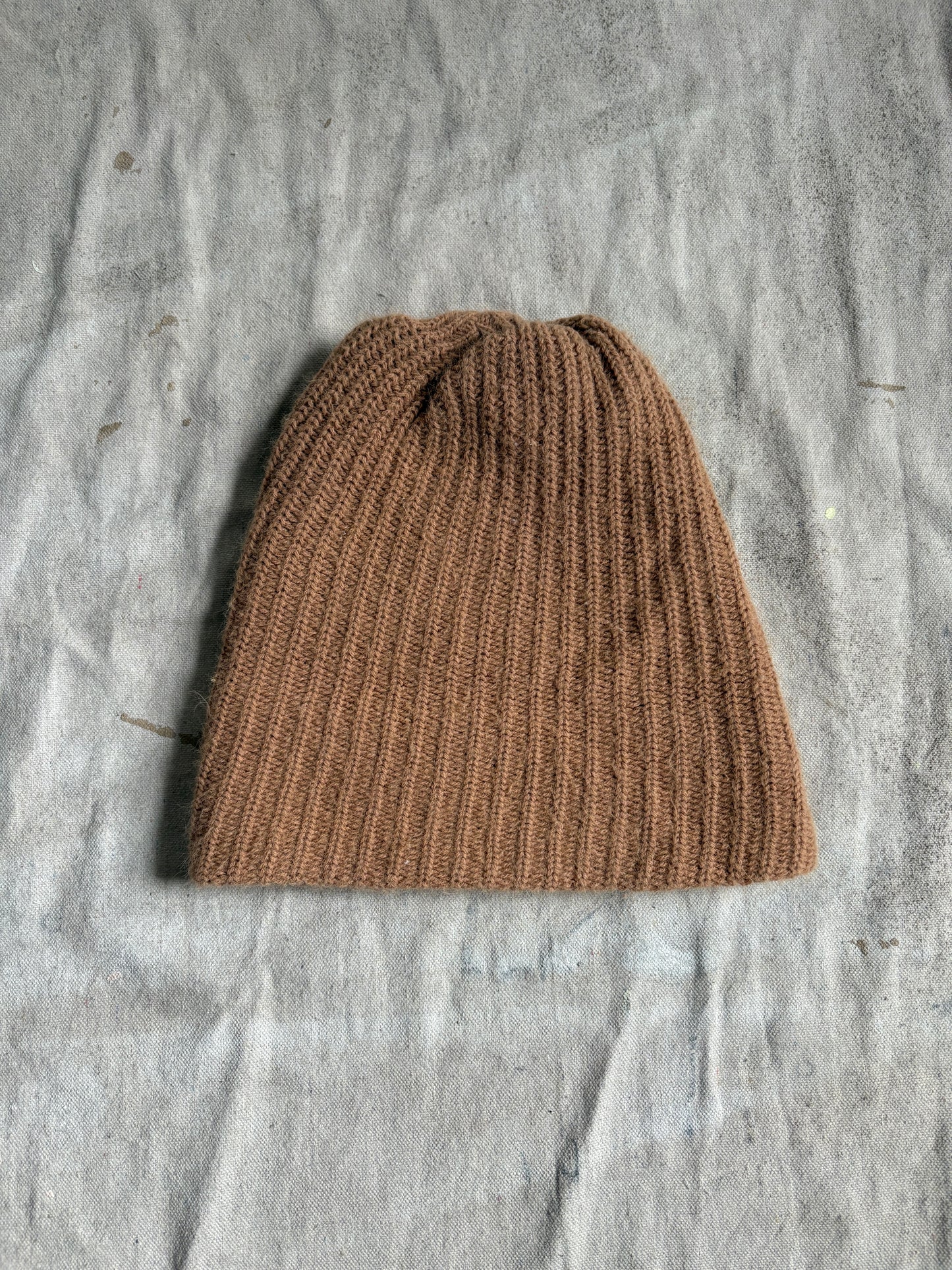 Vintage Tan Watch Cap
