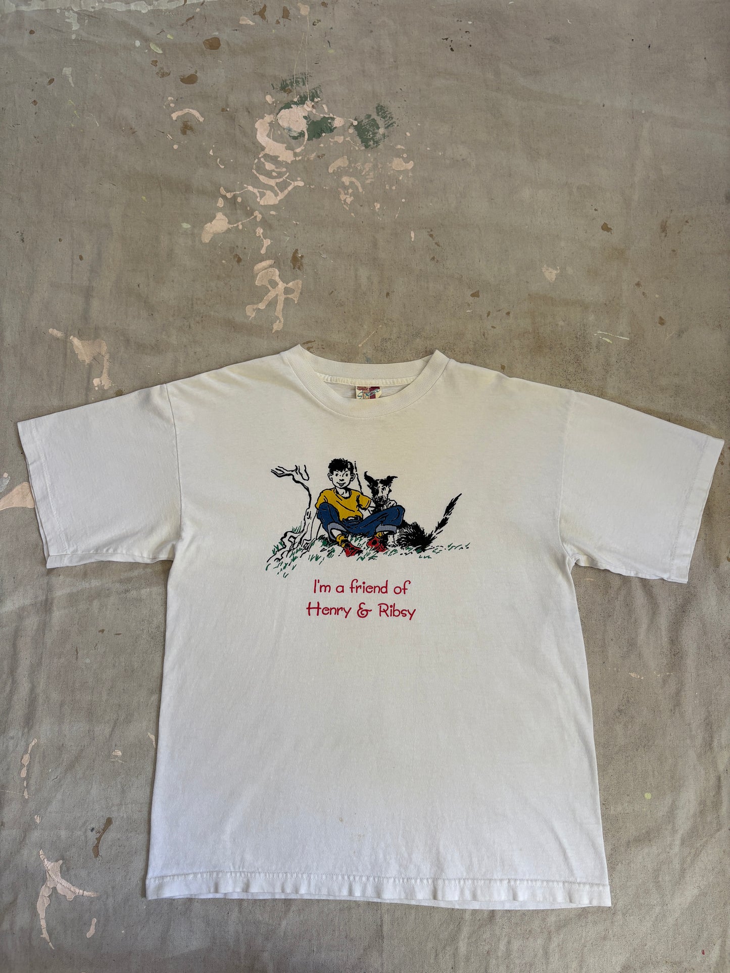 Vintage 80s Henry Huggins And Ribsy Children’s Novel Tee