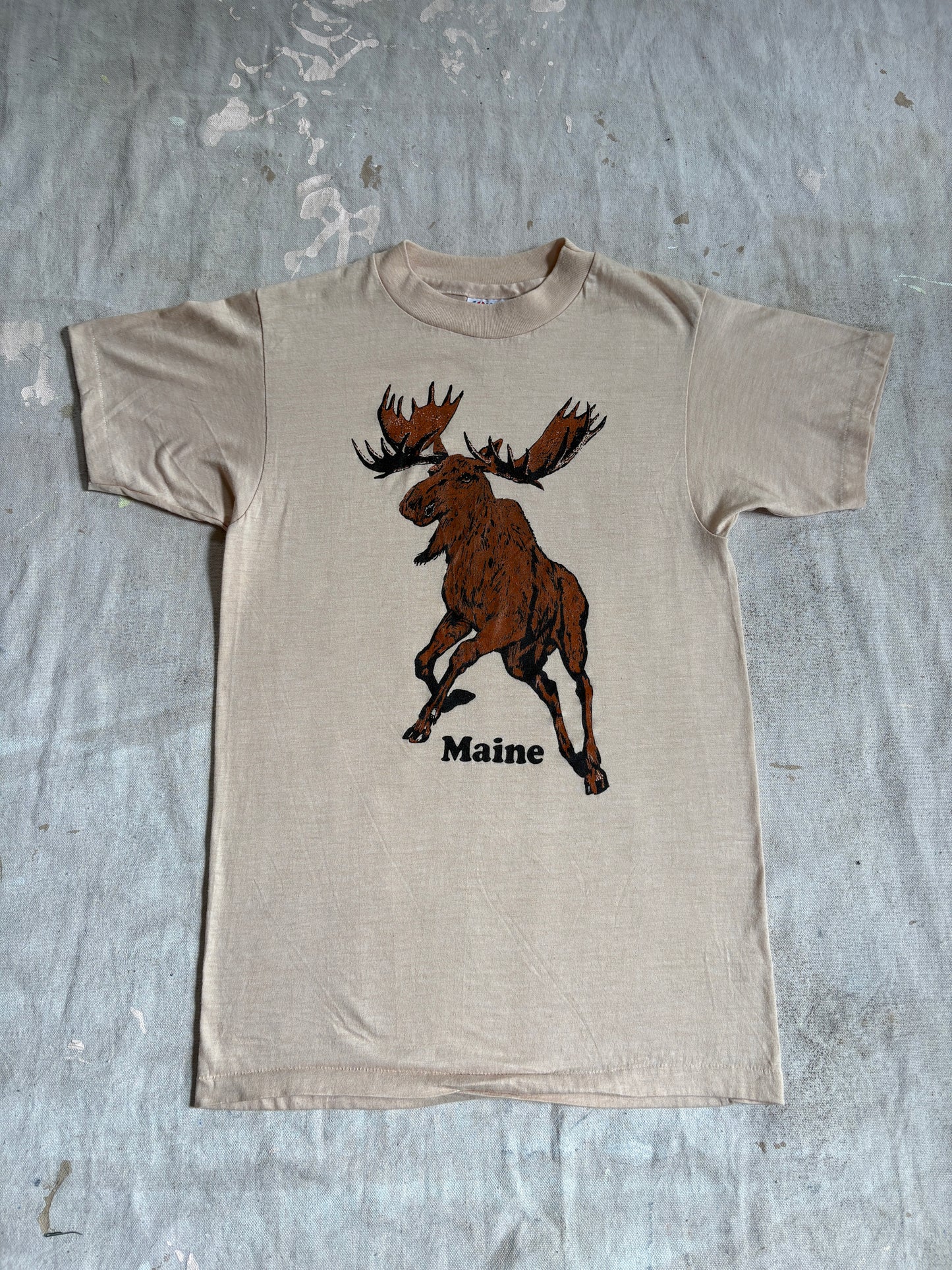 Vintage 80s Maine Moose Tee