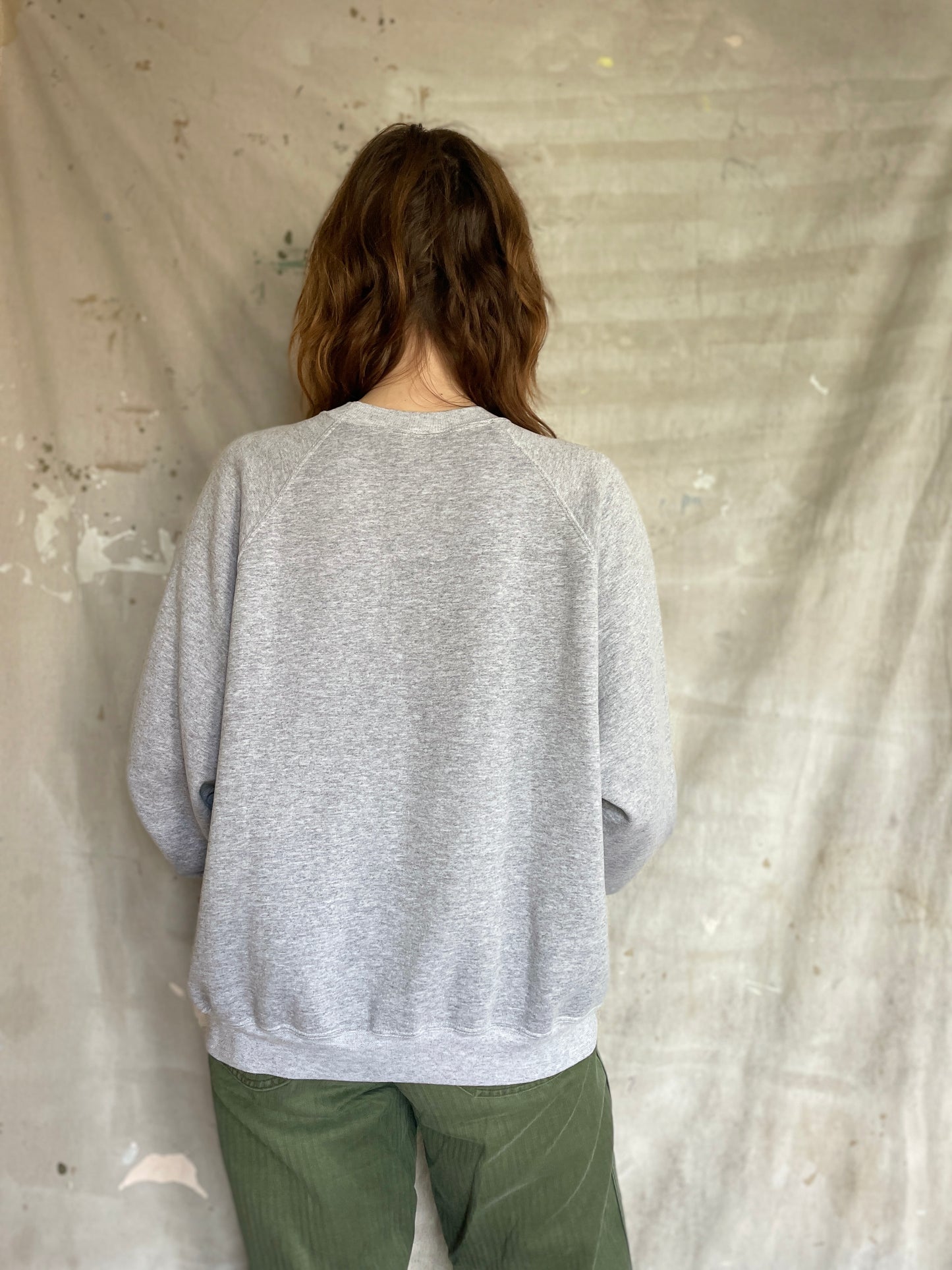 90s Blank Heather Grey Sweatshirt